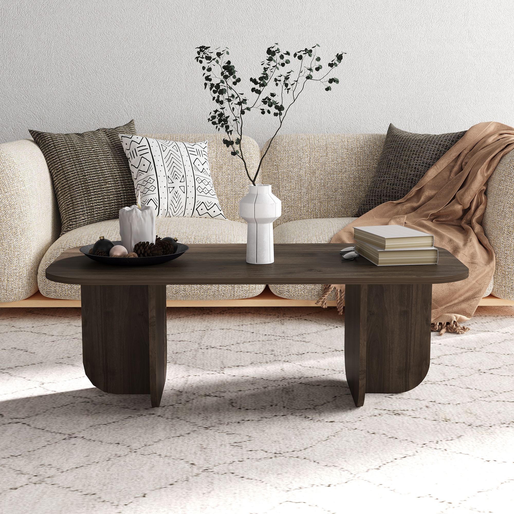 Becaj Couchtisch Walnuss