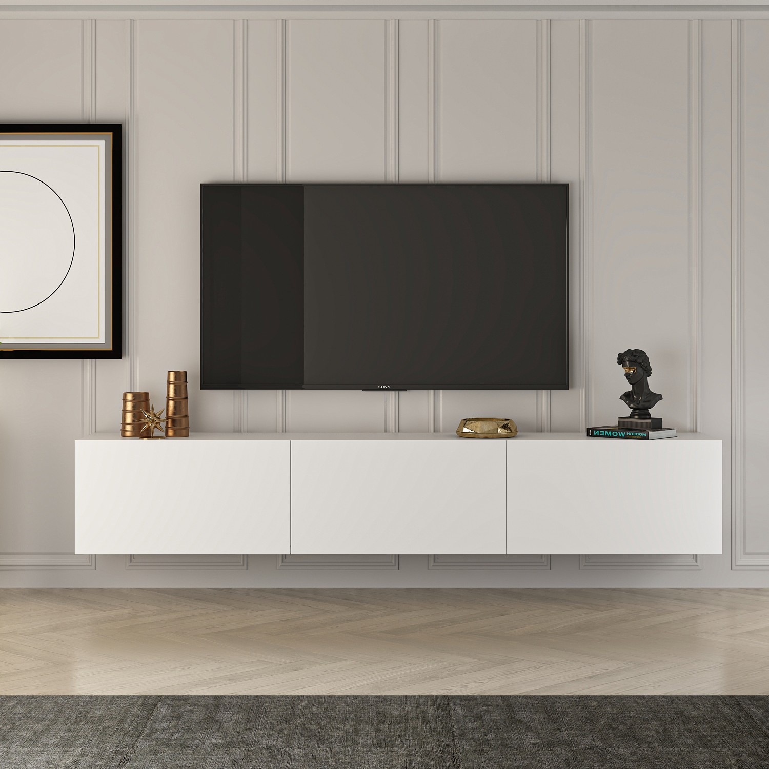 TV-Ständer Weiß