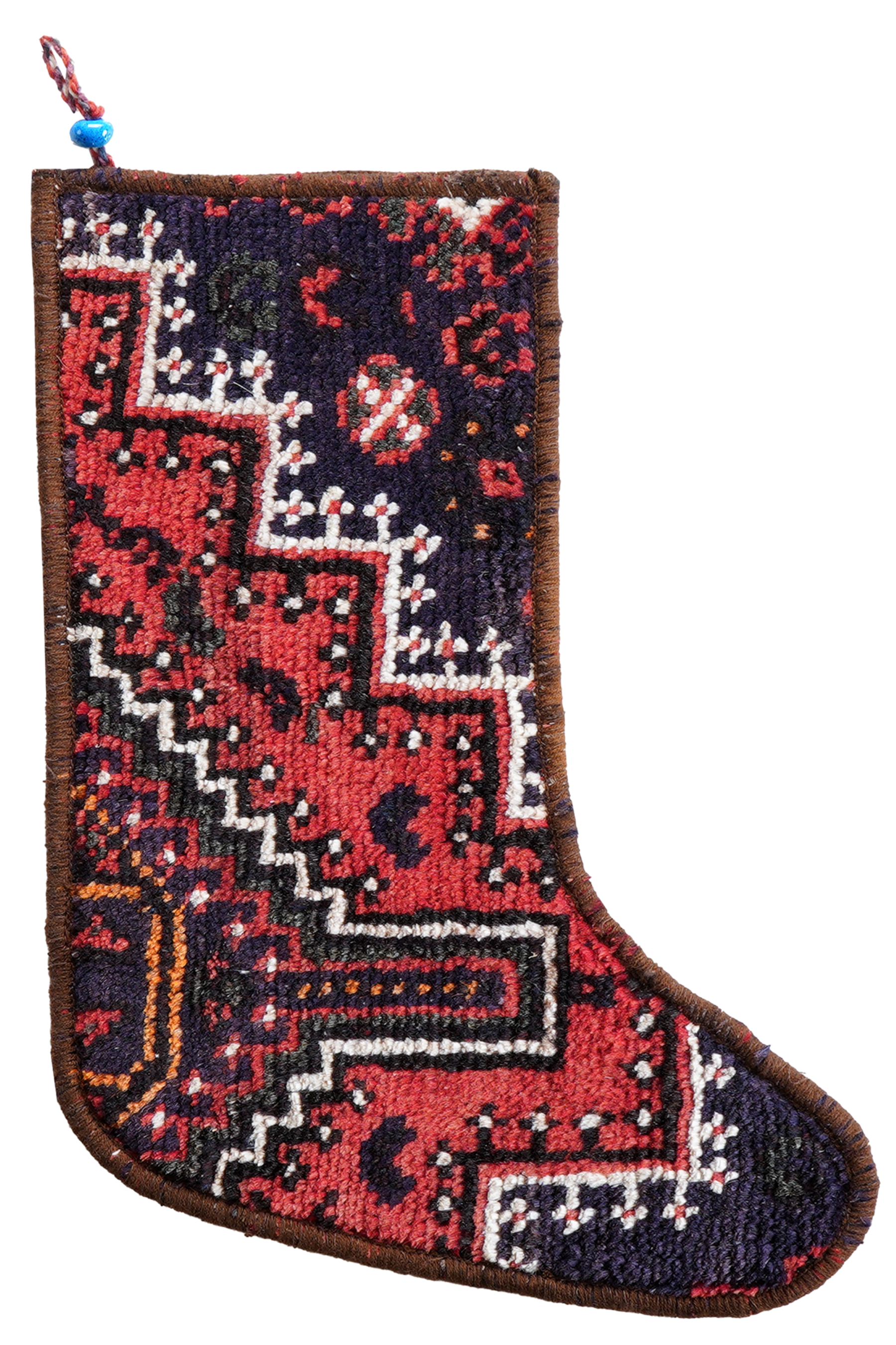 Calza di Natale Lana Multicolore 41x56cm