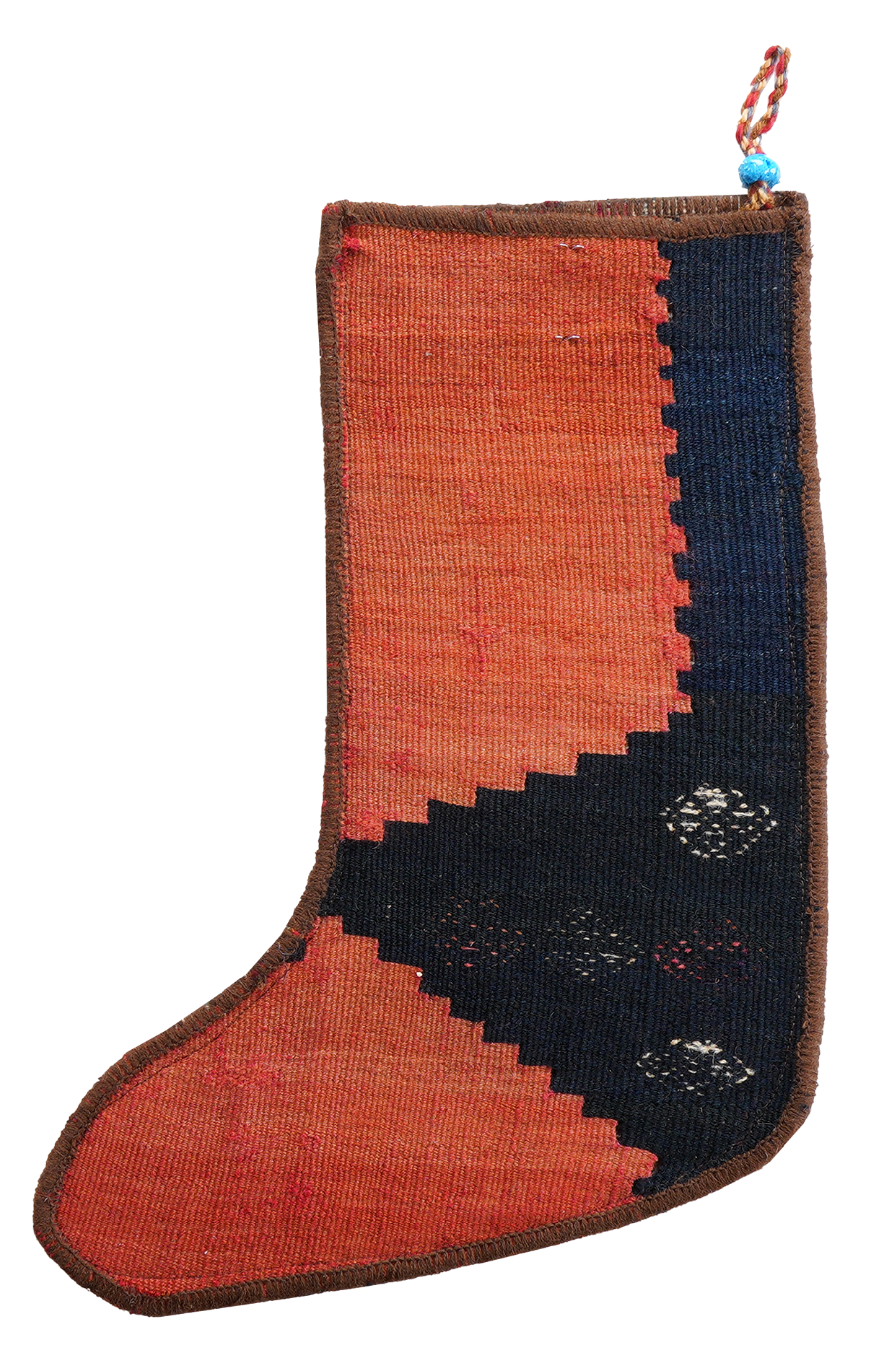 Weihnachtsstrumpf Wolle Mehrfarbig 41x56cm