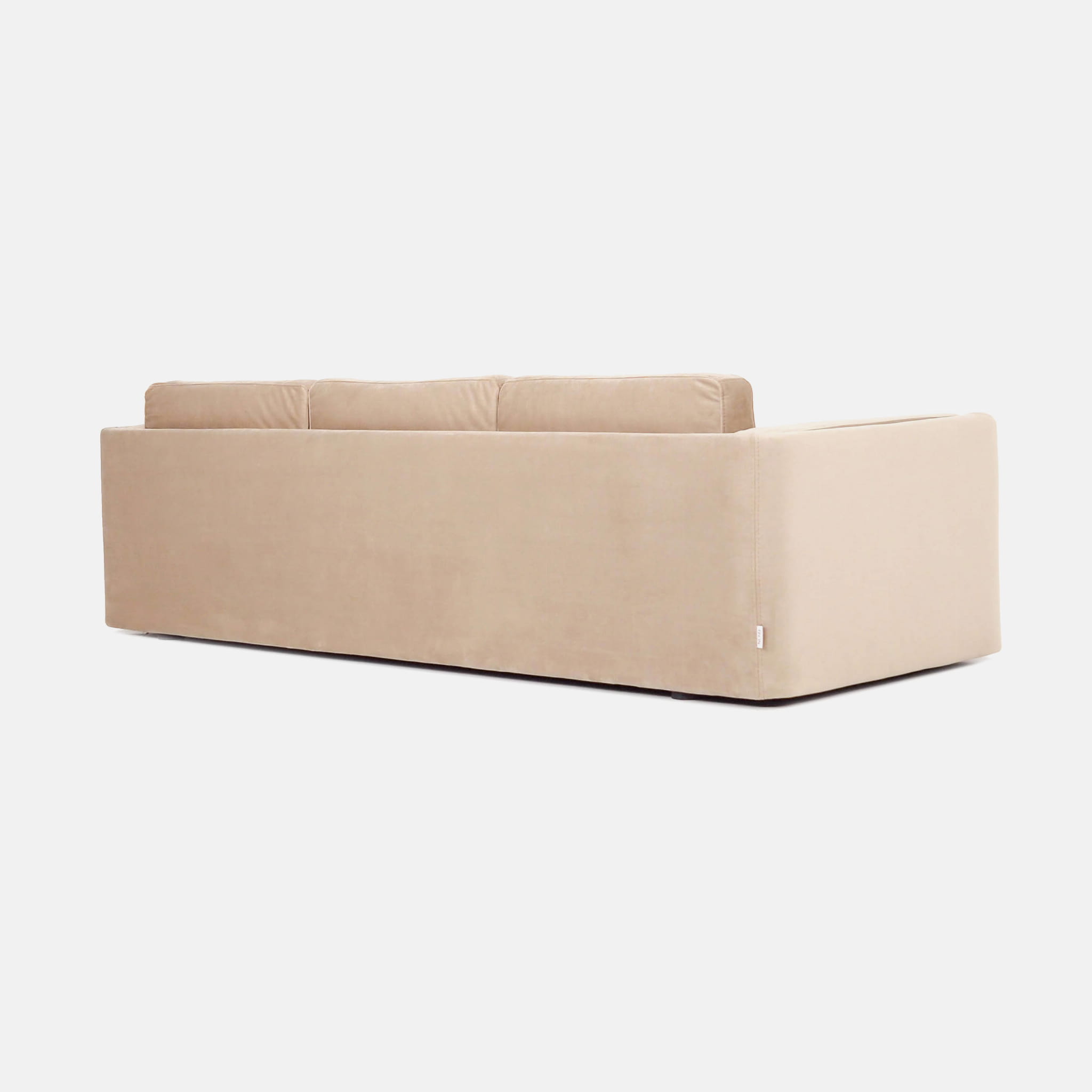 Bergen Sofa 3-Seater Velvet Beige