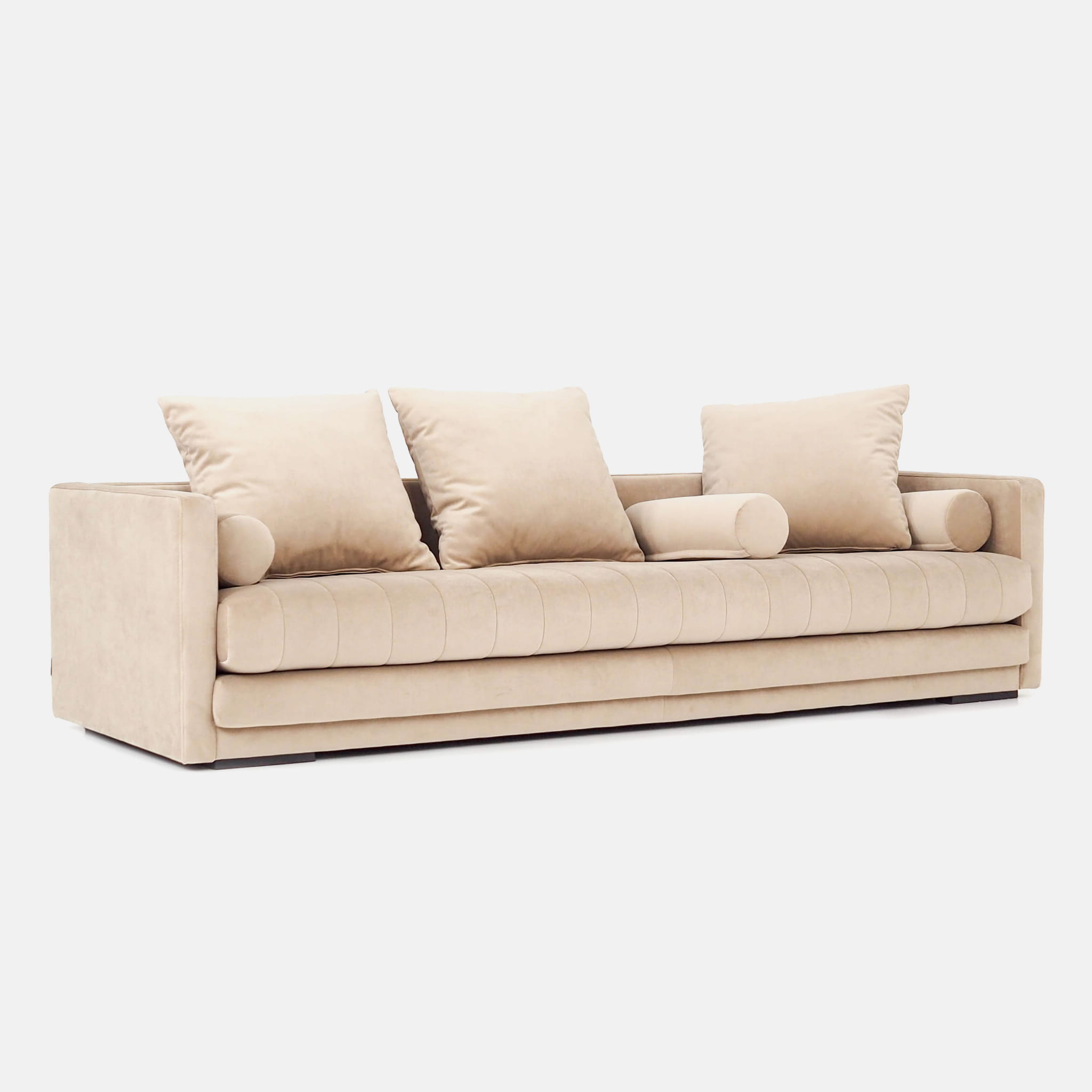  Kopenhaga Sofa 3-Sitzer Velour Beige