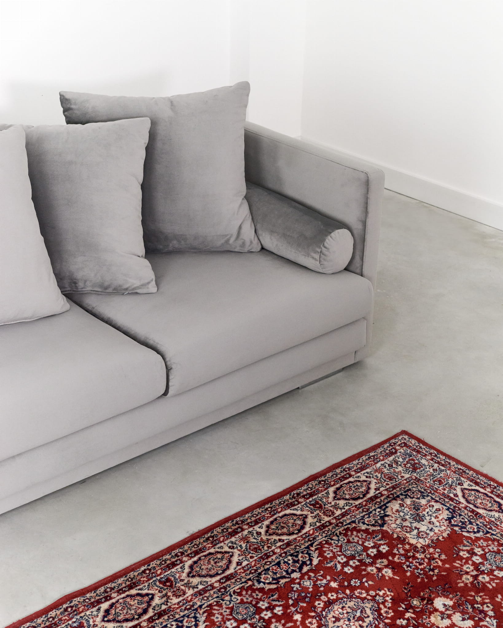 Malmo Sofa 3-Sitzer Grau