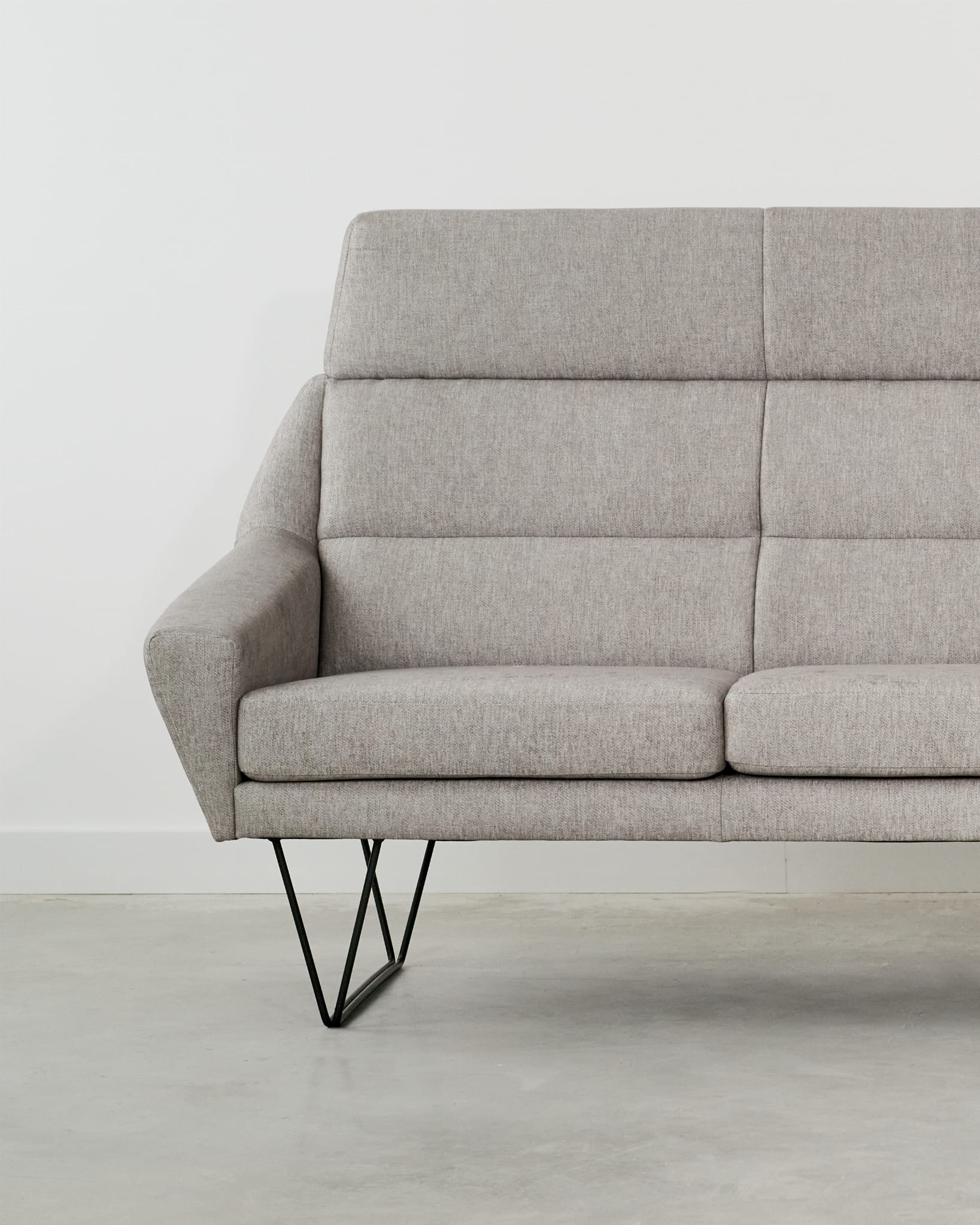 Mandal Sofa 3-Sitzer Grau