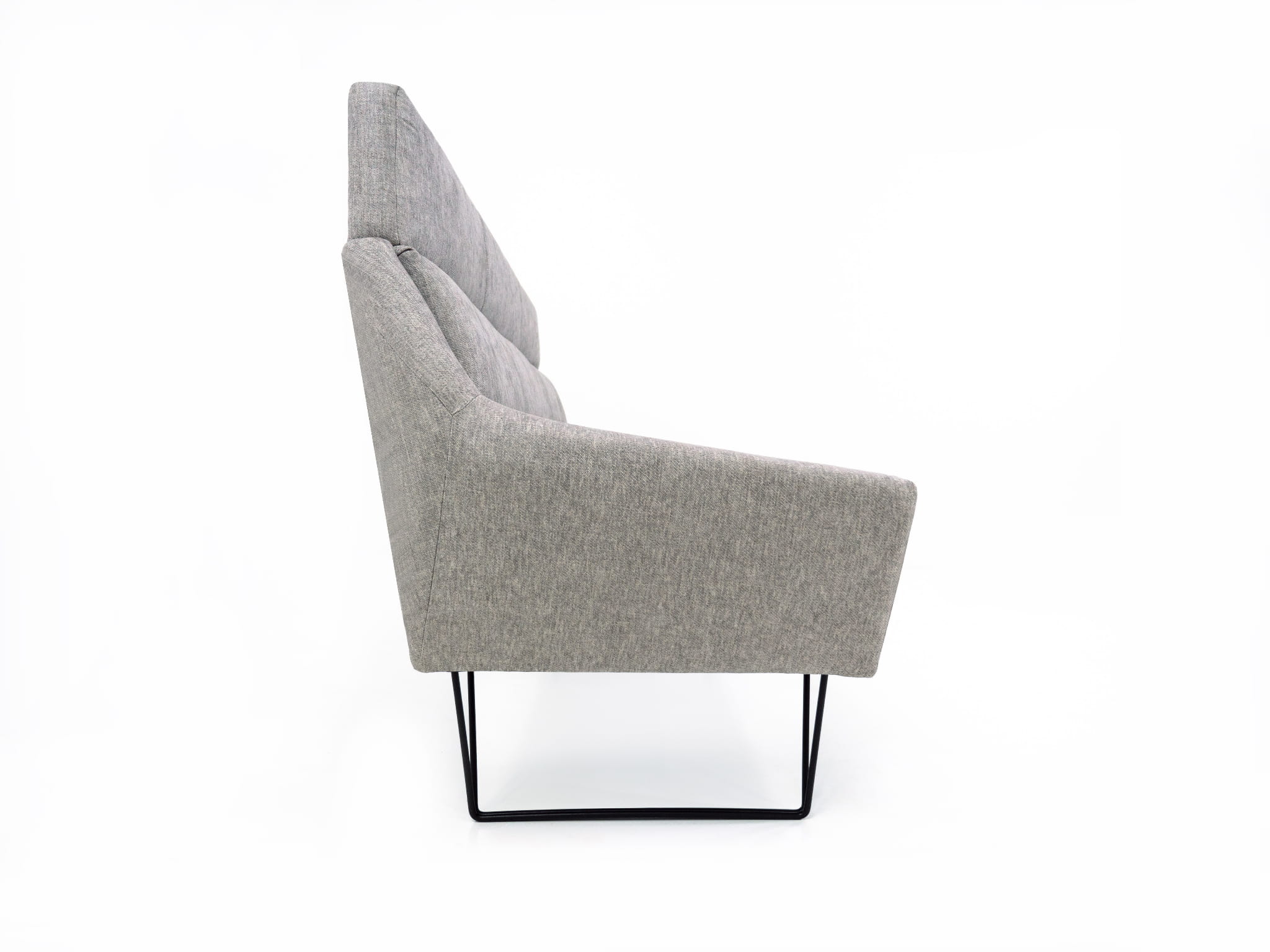 Mandal Sofa 3-Sitzer Grau
