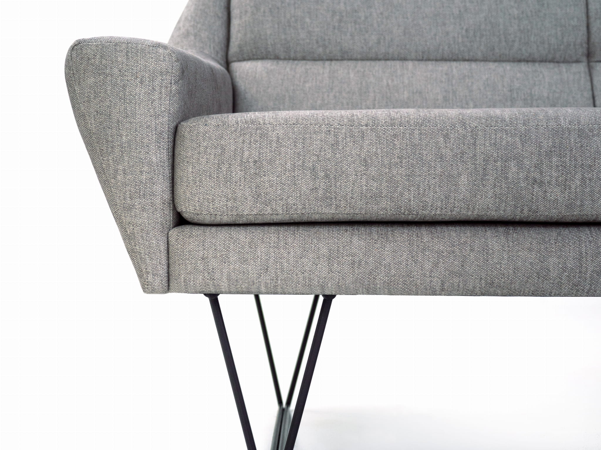 Mandal Sofa 3-Sitzer Grau