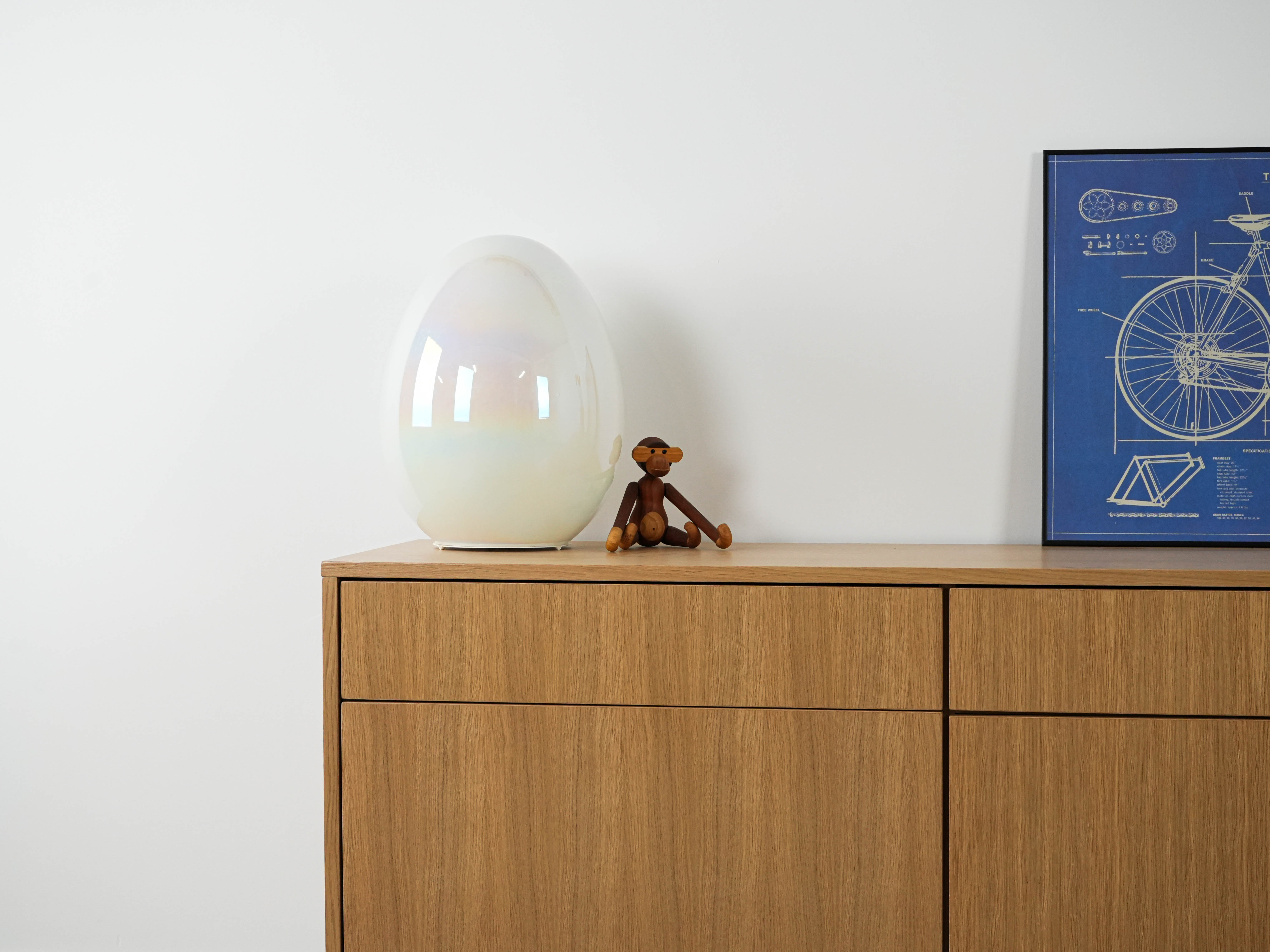 A table lamp glass 1970s
