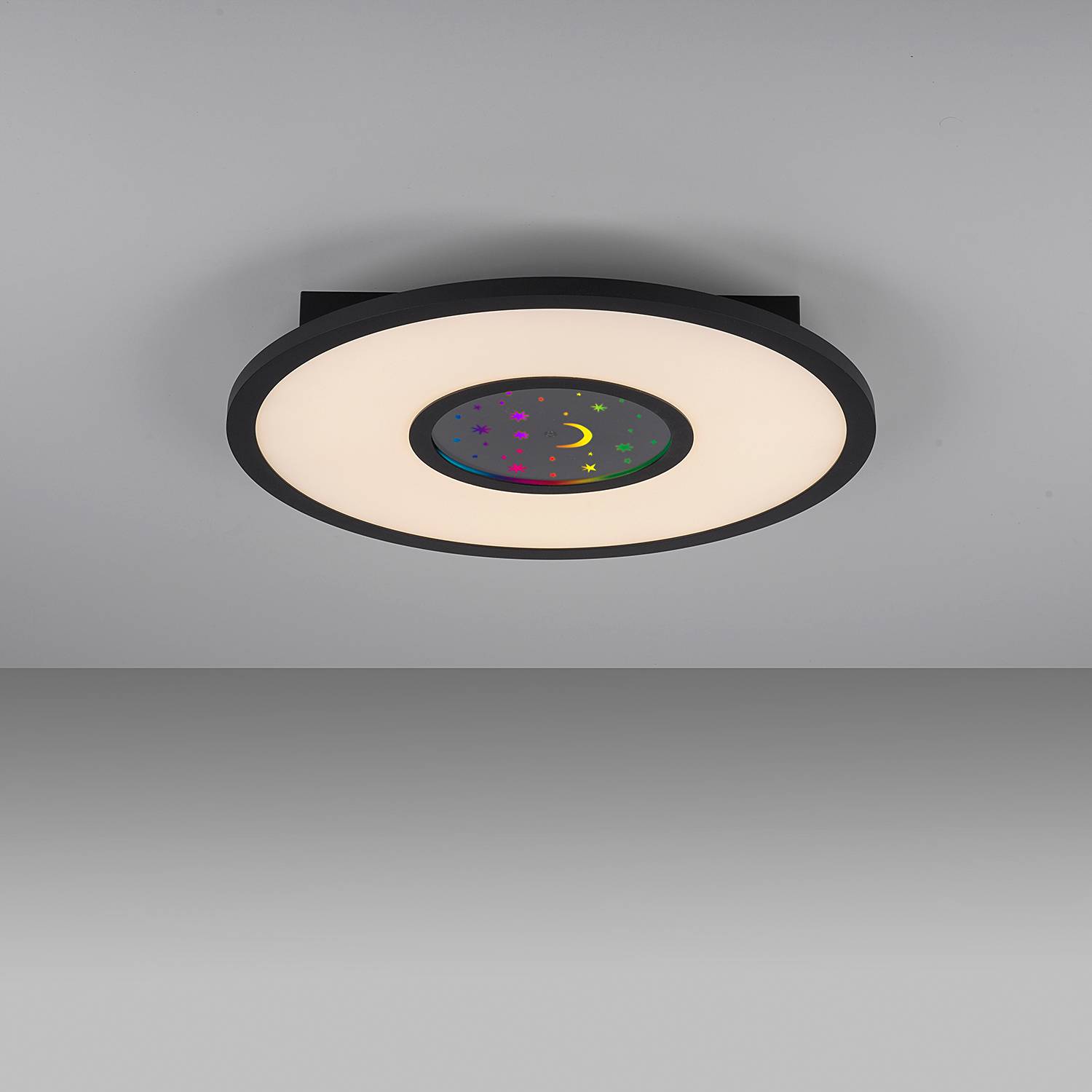 Astro LED ceiling light 2-light polycarbonate iron black