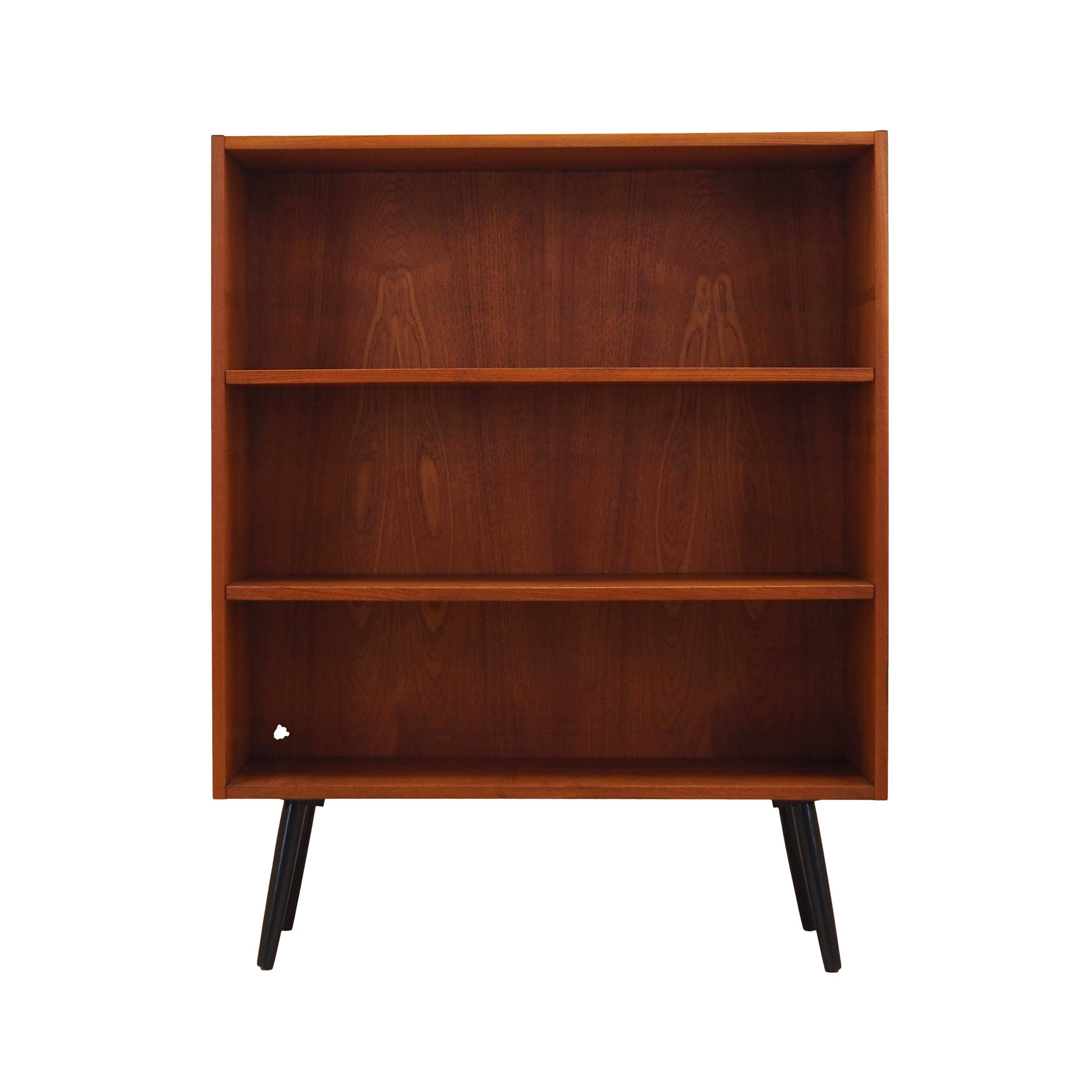 Libreria in teak marrone anni '70