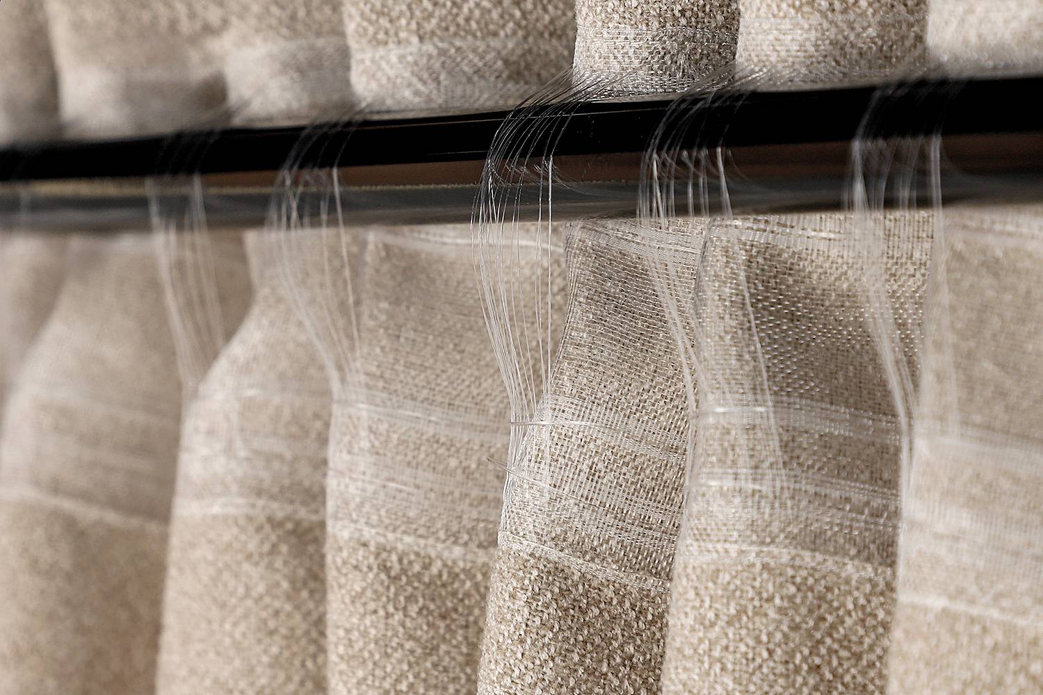 Schlaufenschal Fun Polyester 130 x 250 cm Beige