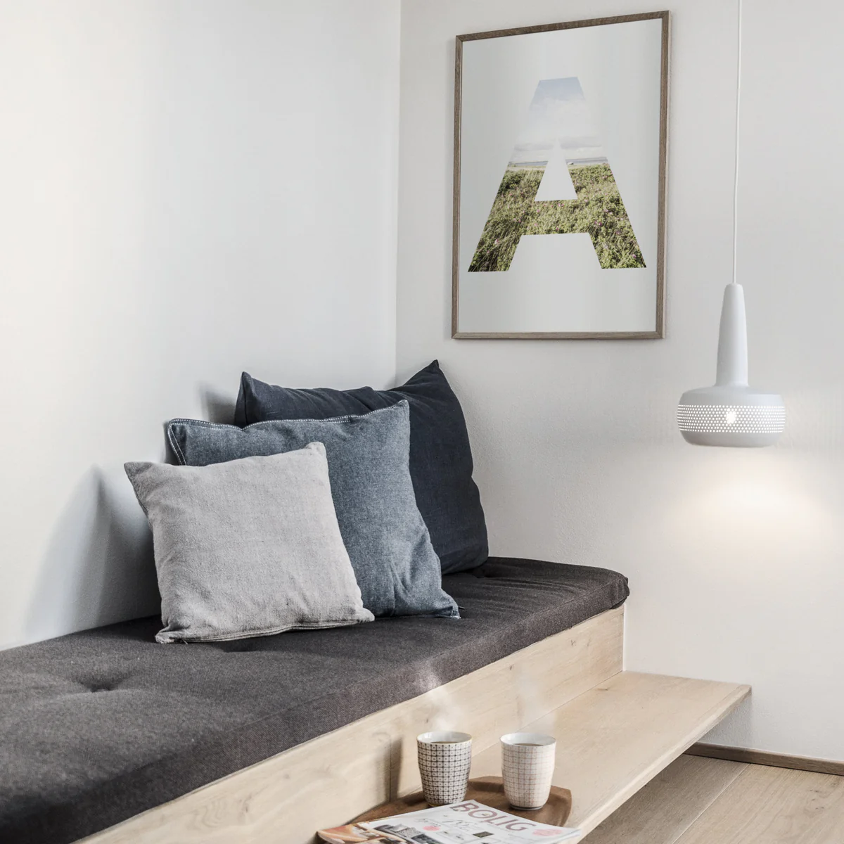 Clava Leuchte Aluminium Weiß