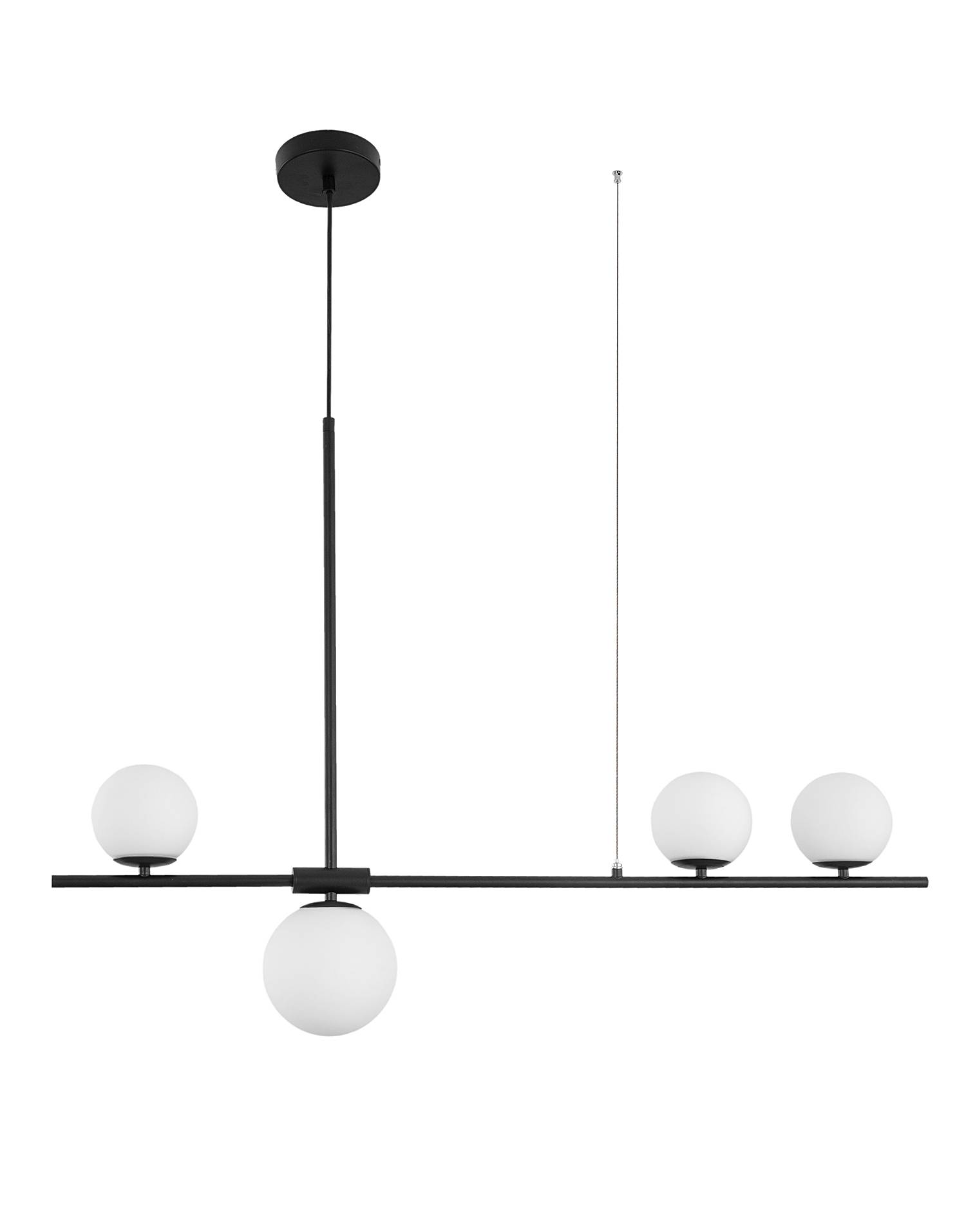 4-Light Impero Type A Pendant Light Aluminium