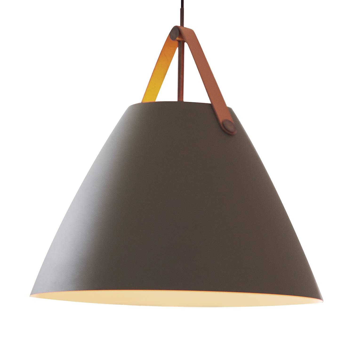 1-Light Strap X Pendant Light Steel