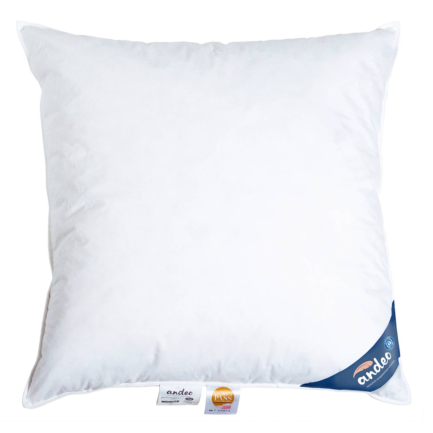 Pillow Feathers Down Cotton White