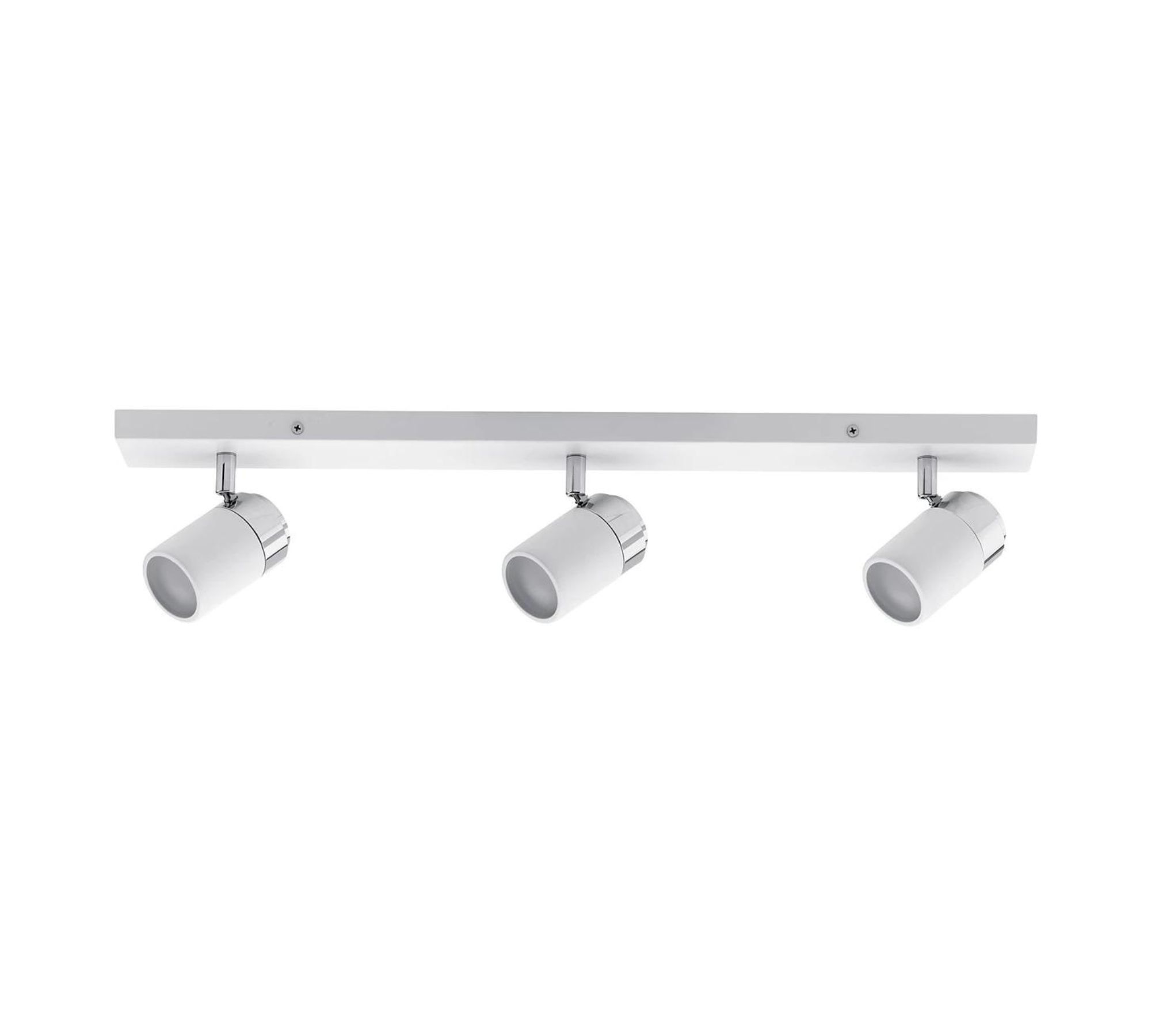 Deckenleuchte 3-flammig Aluminium Weiß