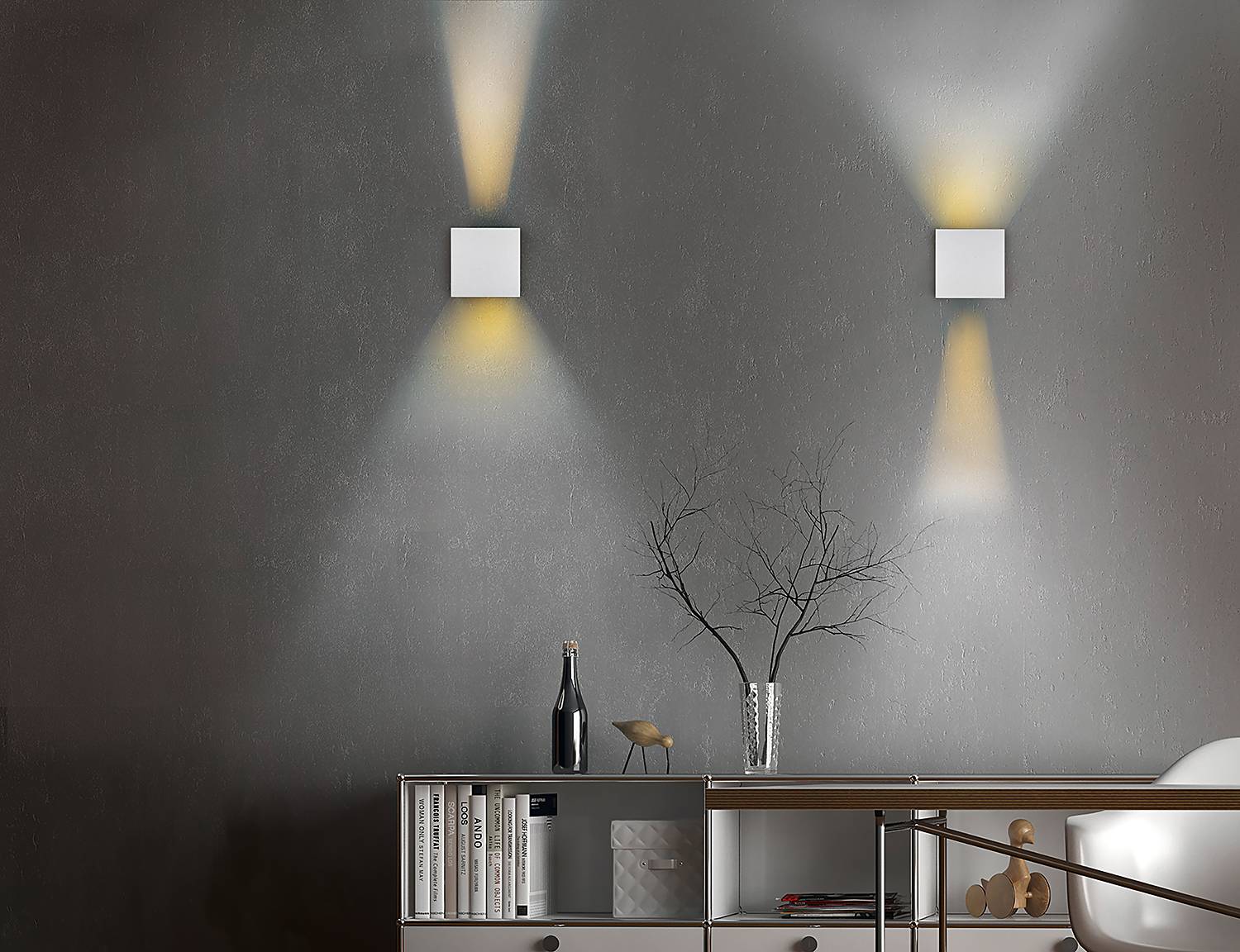 Talent Type A Wall Lamp Steel ABS Titanium