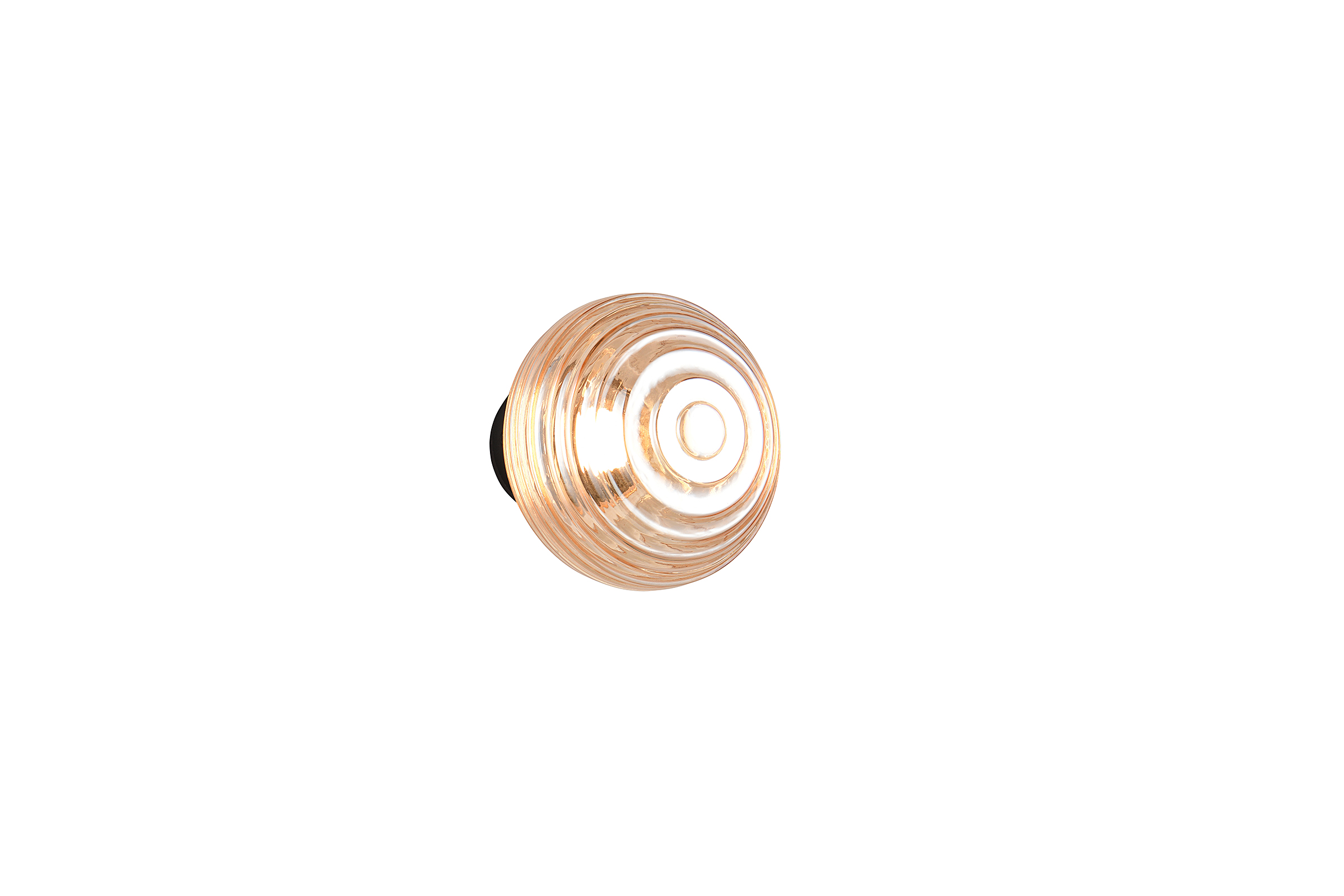 1-Light Earl LED Wall Lamp Colored Glass Iron Orange