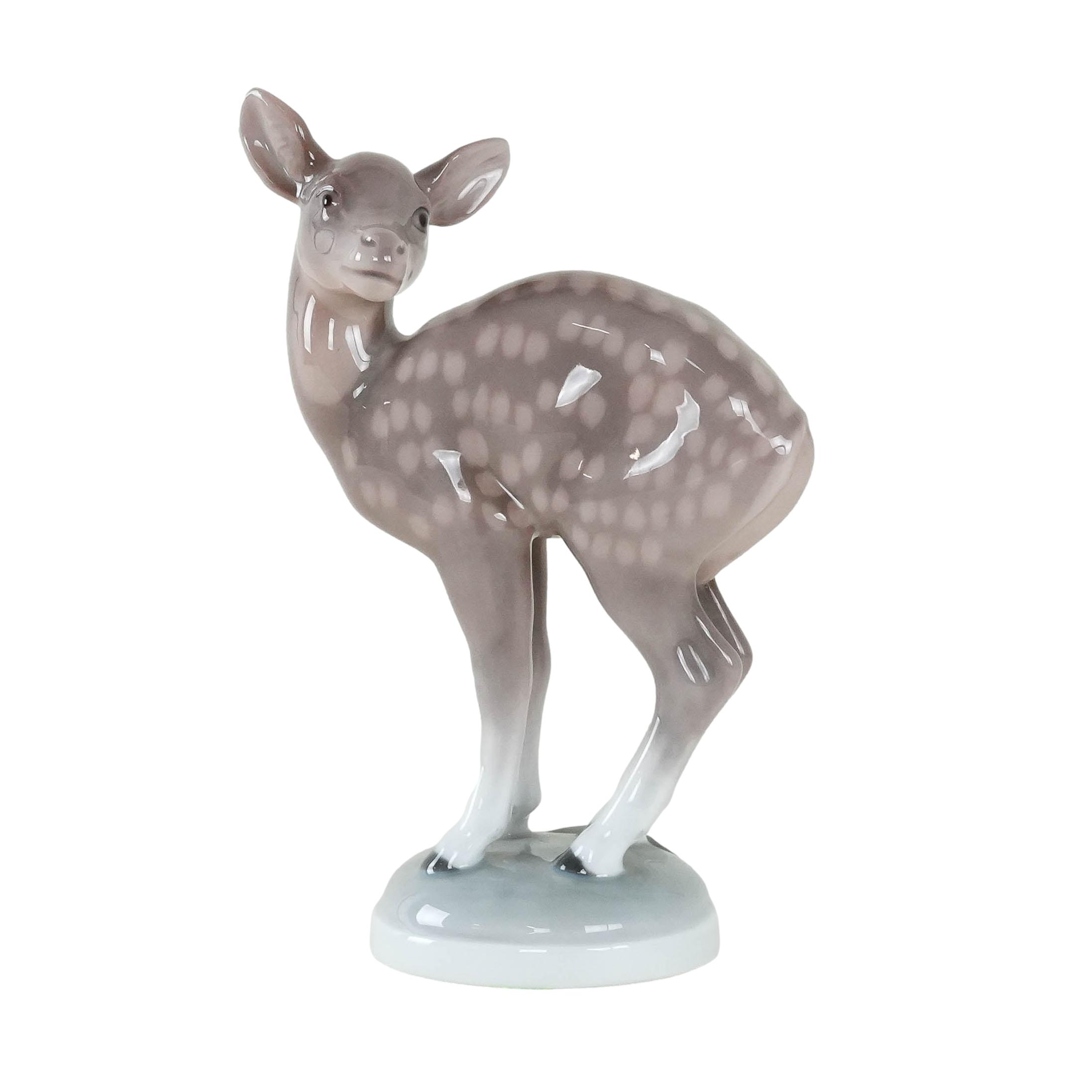 Deer figure porcelain 1970s