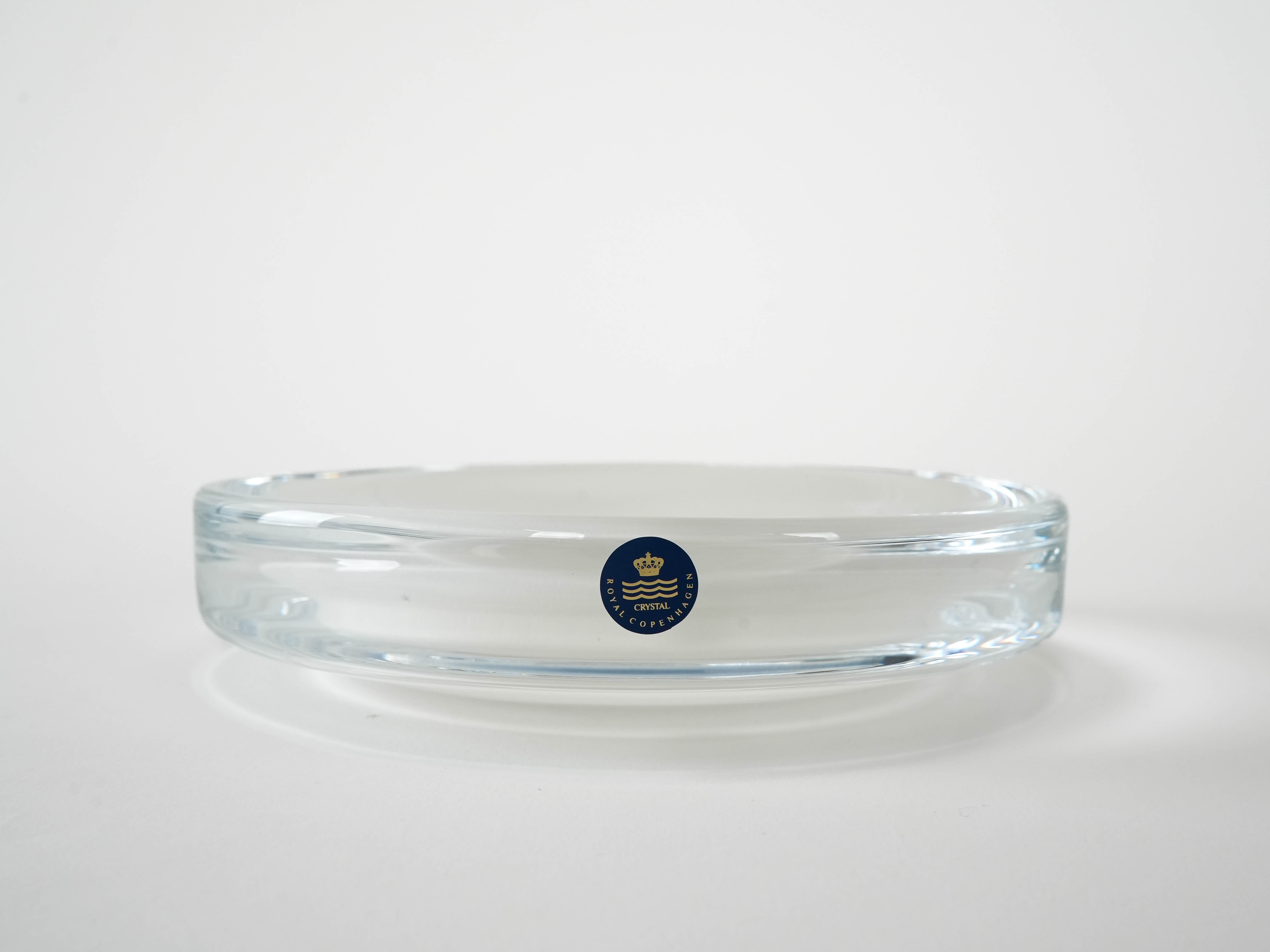 Crystal plate Transparent 1970s