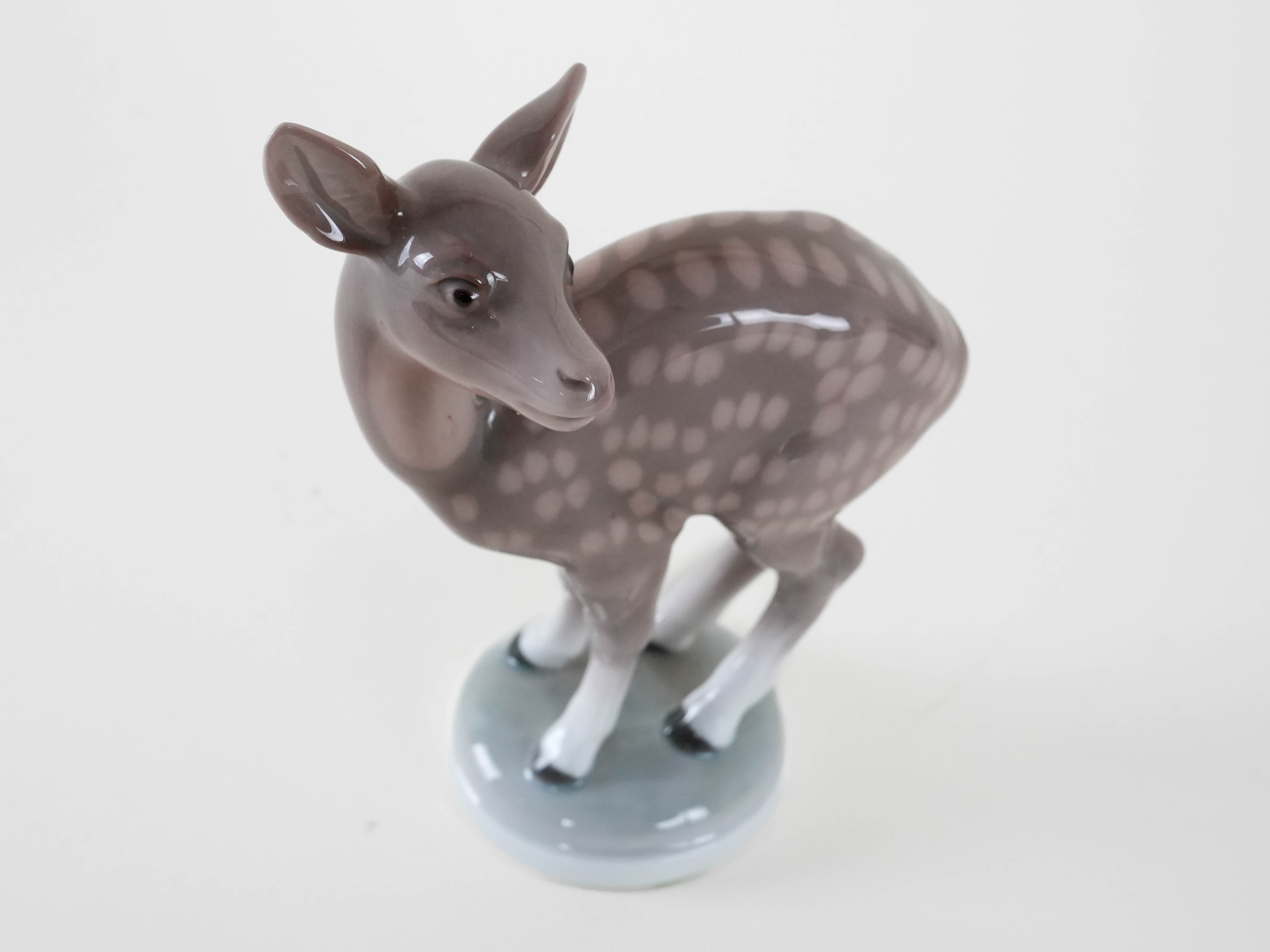 Hirschfigur Porzellan 1970er Jahre