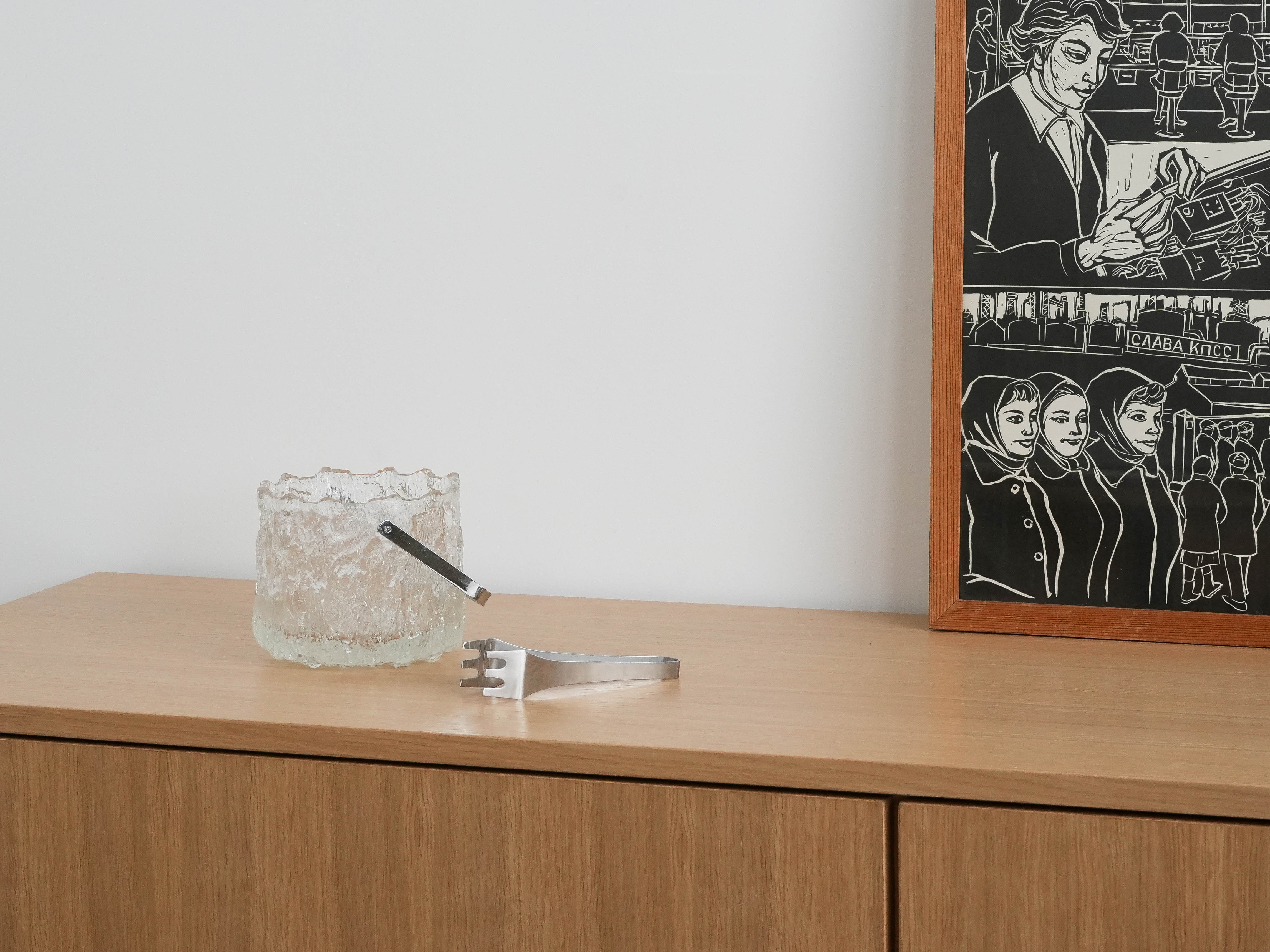Eiskübel Transparent 1970er Jahre