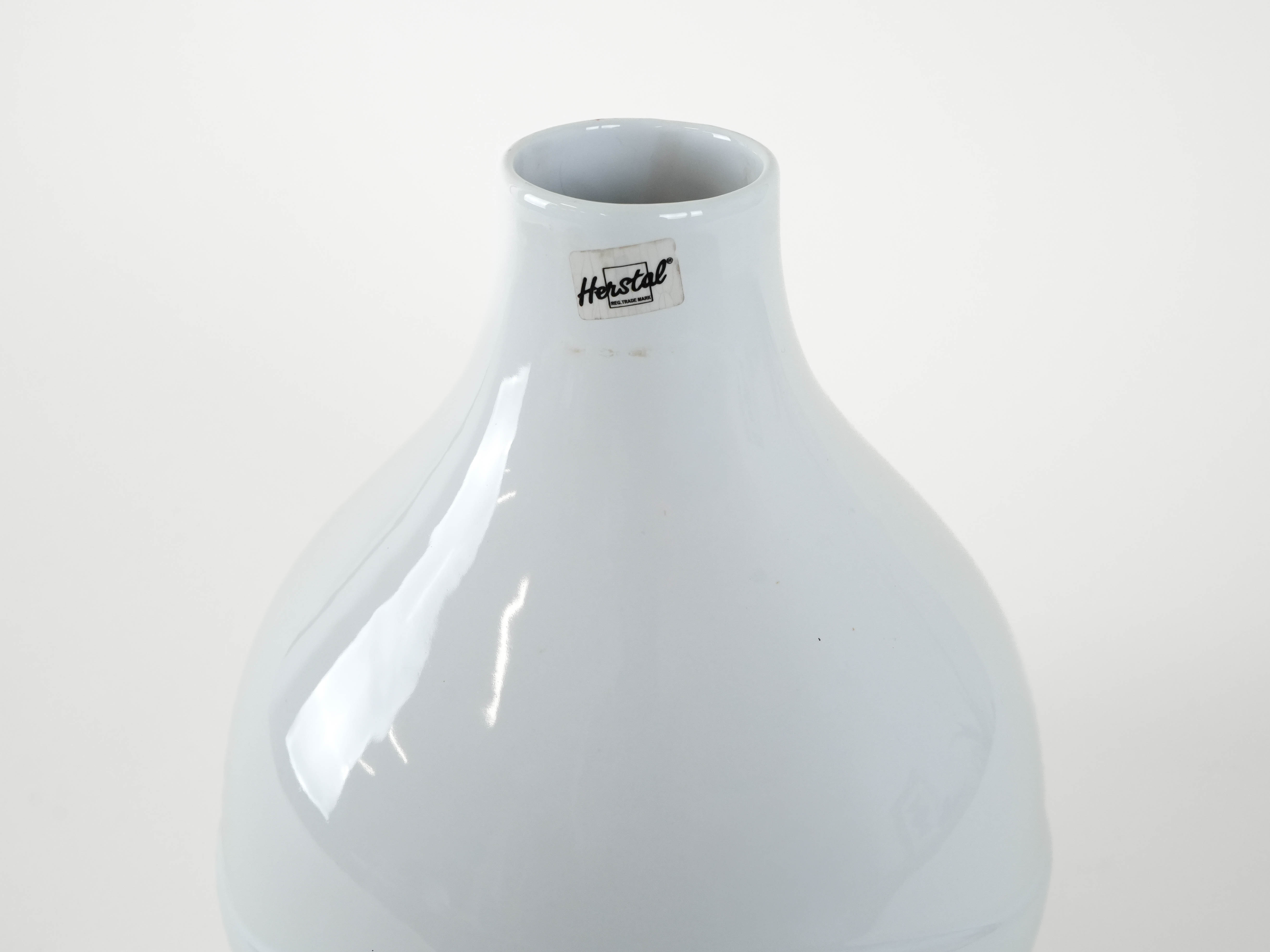 Ceramic vase White 1980s