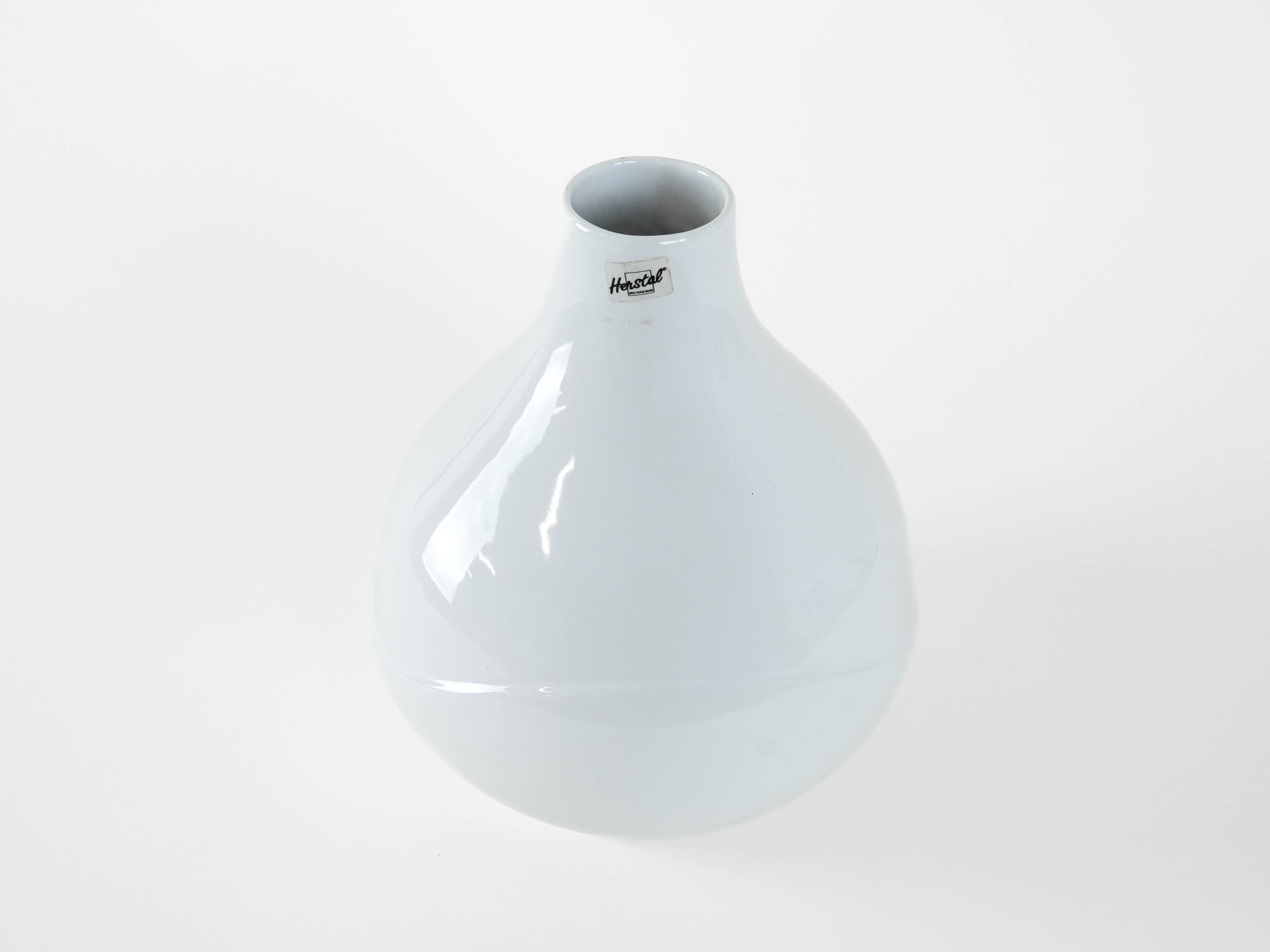 Ceramic vase White 1980s