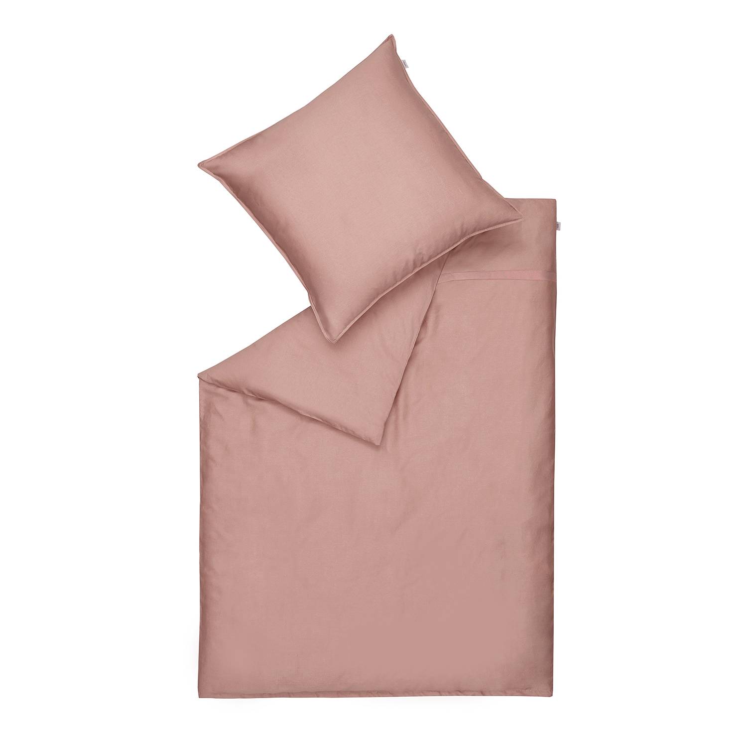 Pure Bettwäsche Baumwolle Rosa 135x200cm Kissen 80x80cm