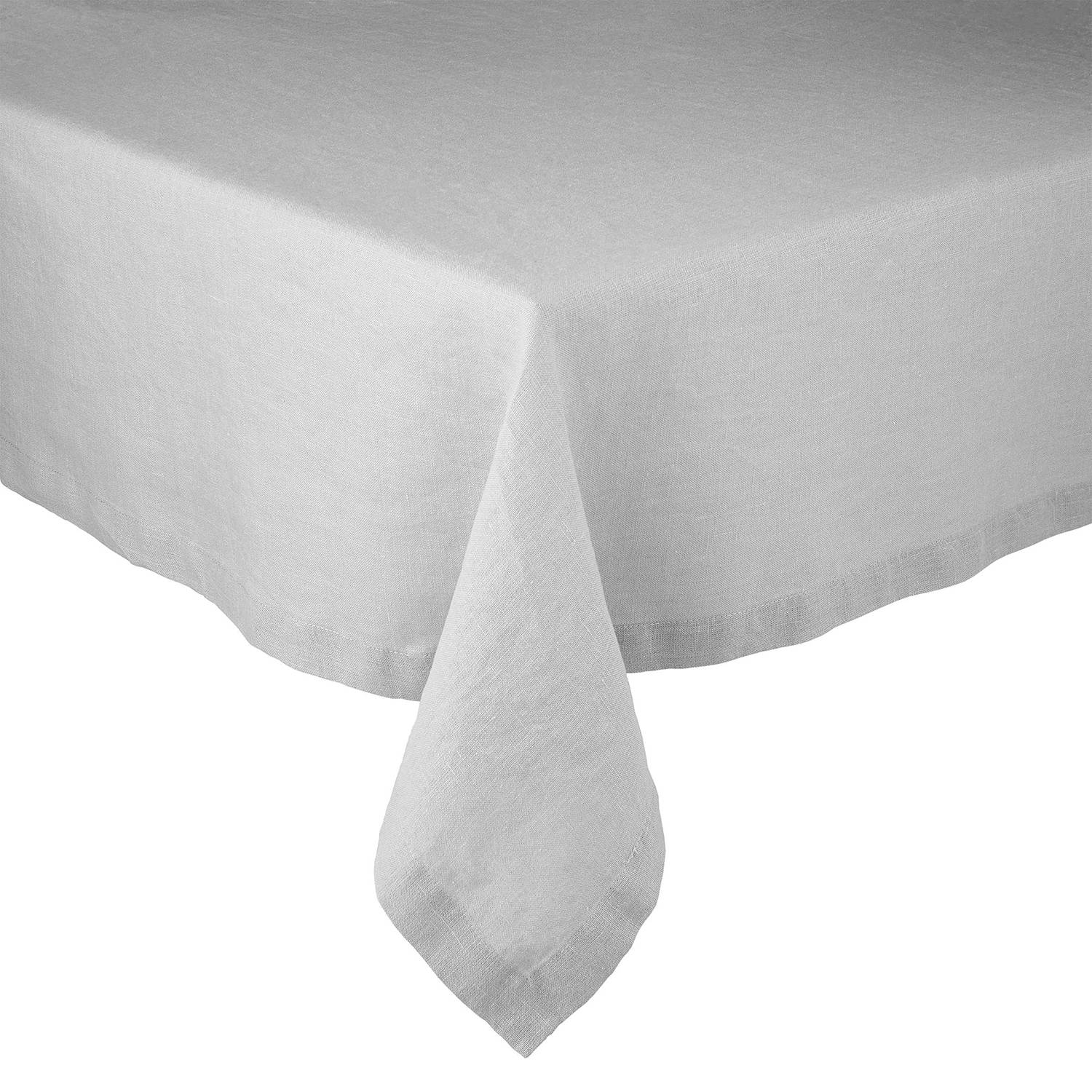 Riga tablecloth linen light grey 160x160cm