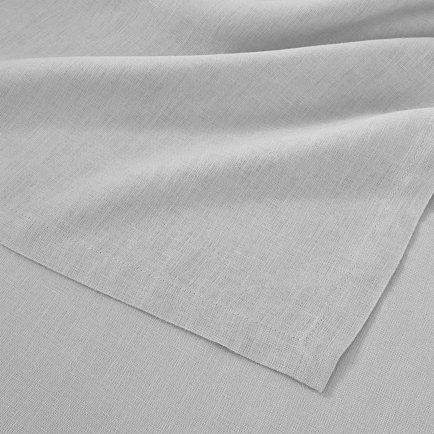Riga tablecloth linen light grey 160x160cm