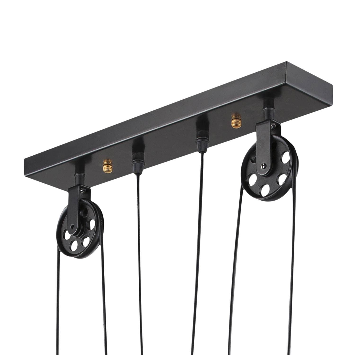 Lenius II Pendant light 3-light Iron Black