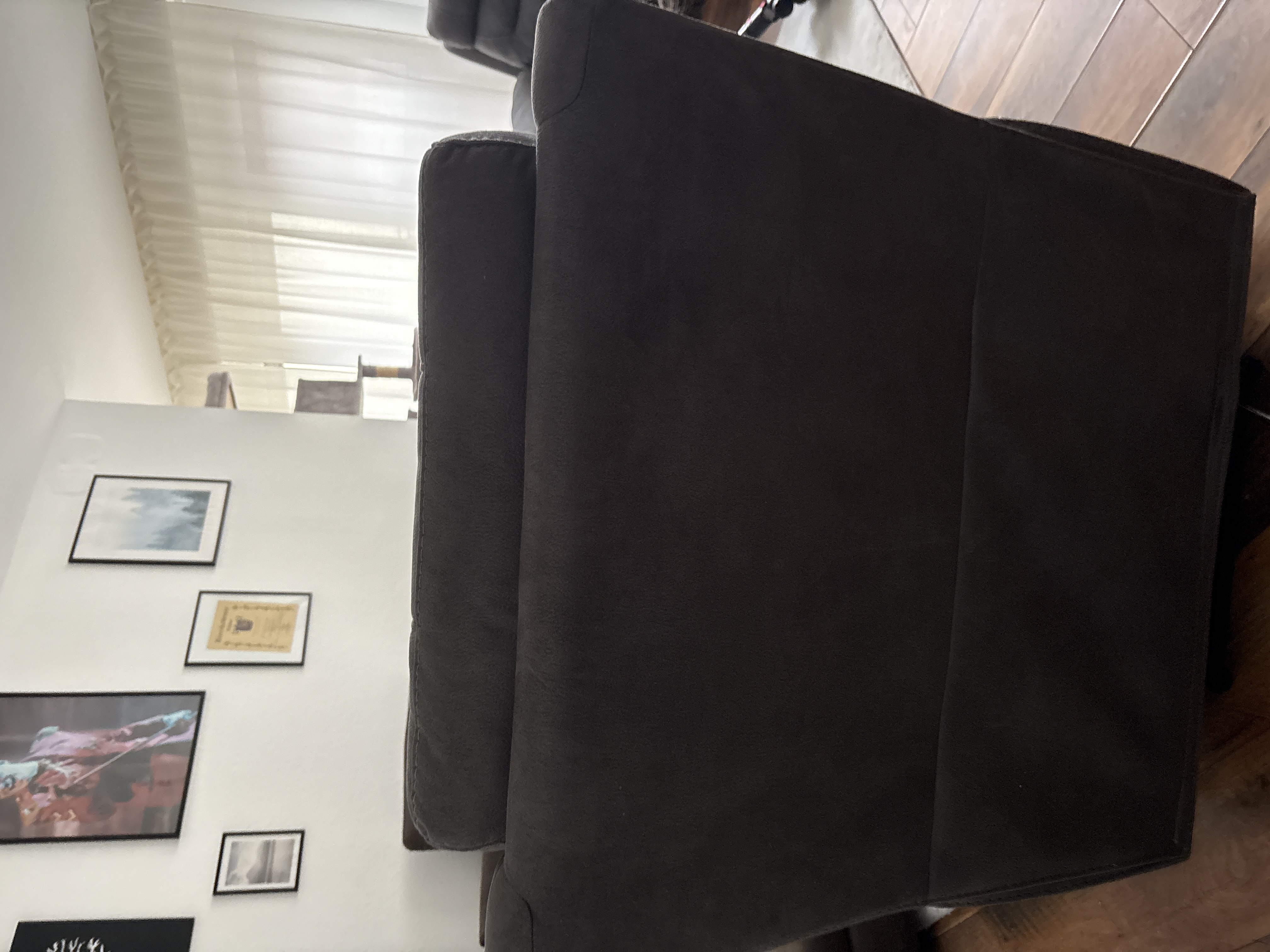 Armchair Reclining Function Grey