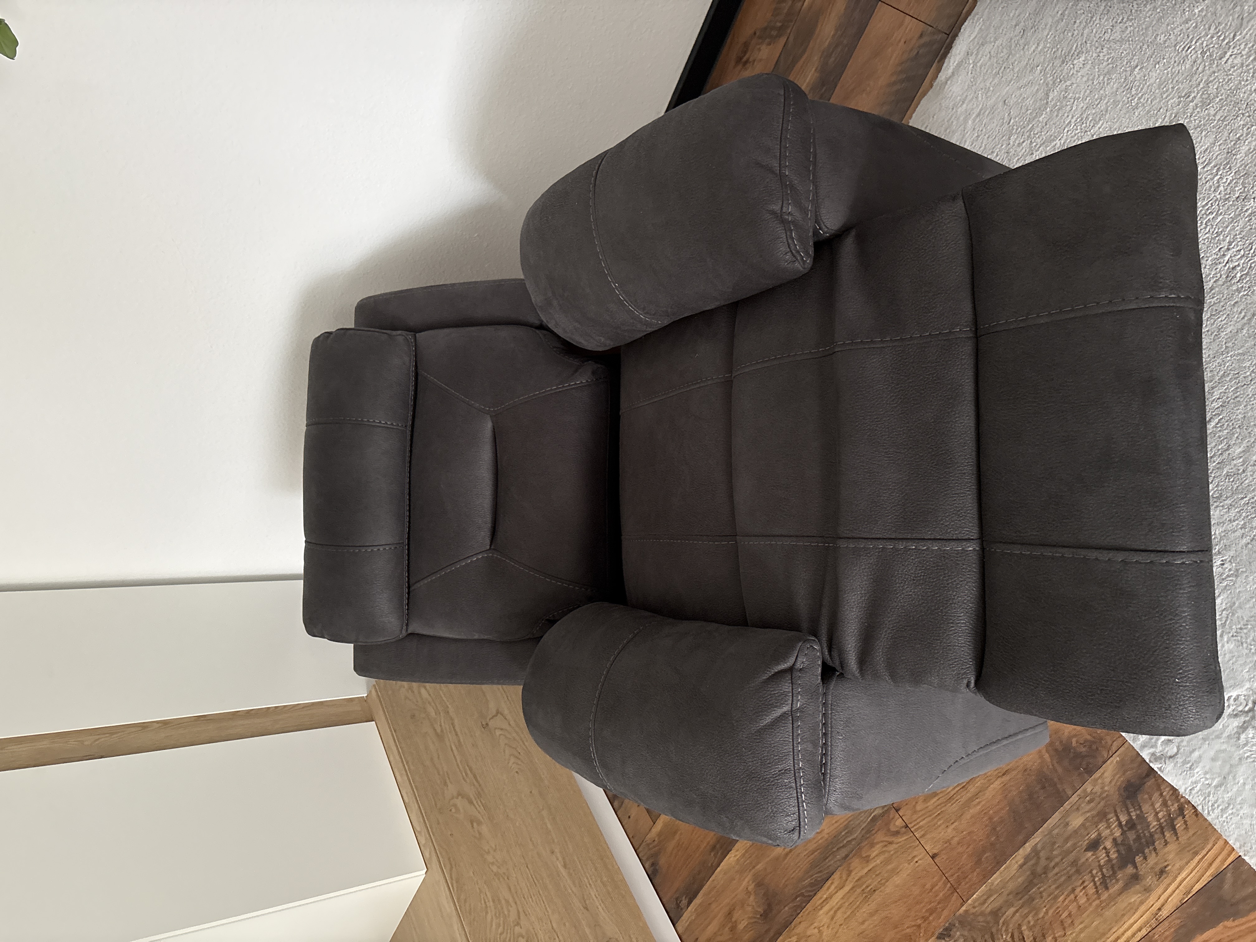 Armchair Reclining Function Grey