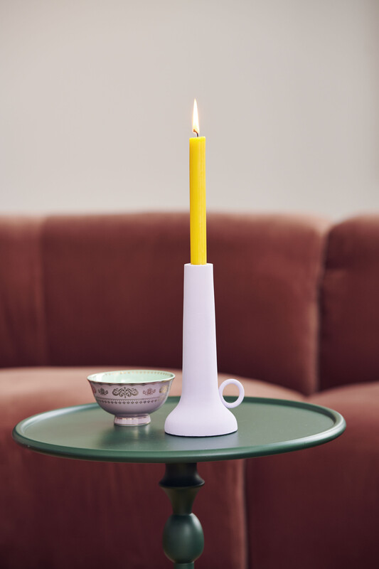 Spartan Candle holder Metal Purple