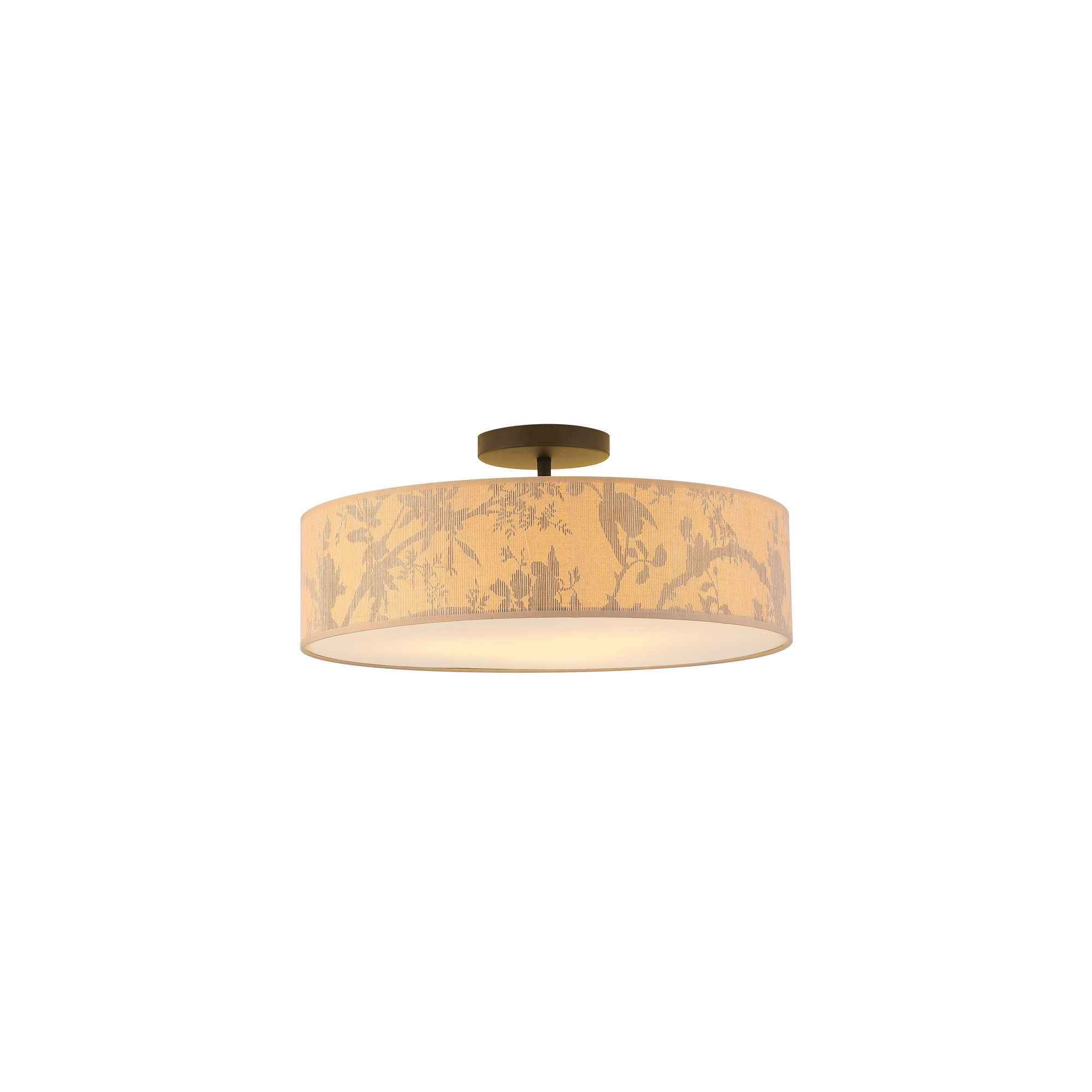 Isla Ceiling light 3-light Steel Brown