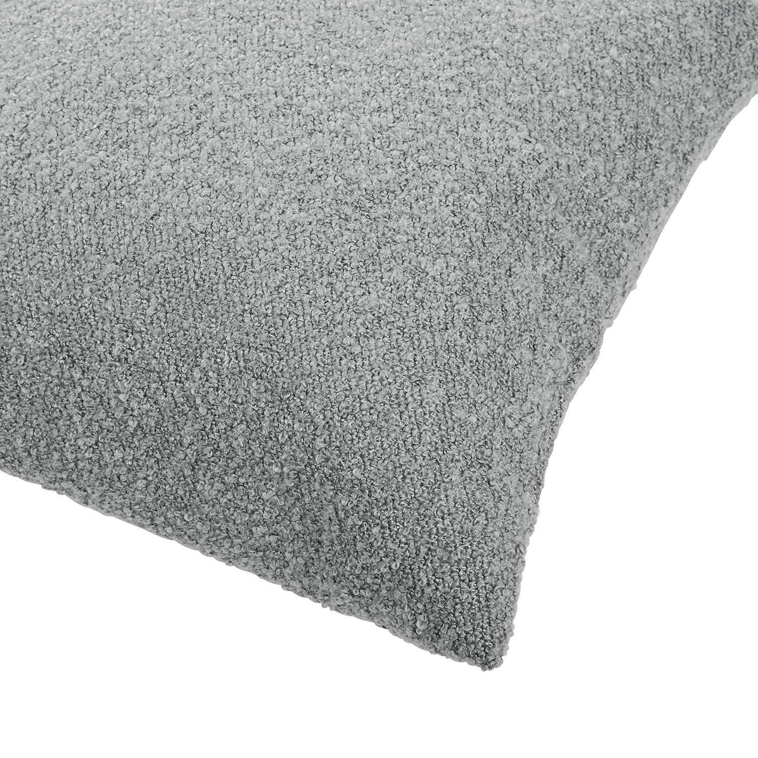 Cushion cover Touch Acetate Polyester Silver 45 x 45 cm