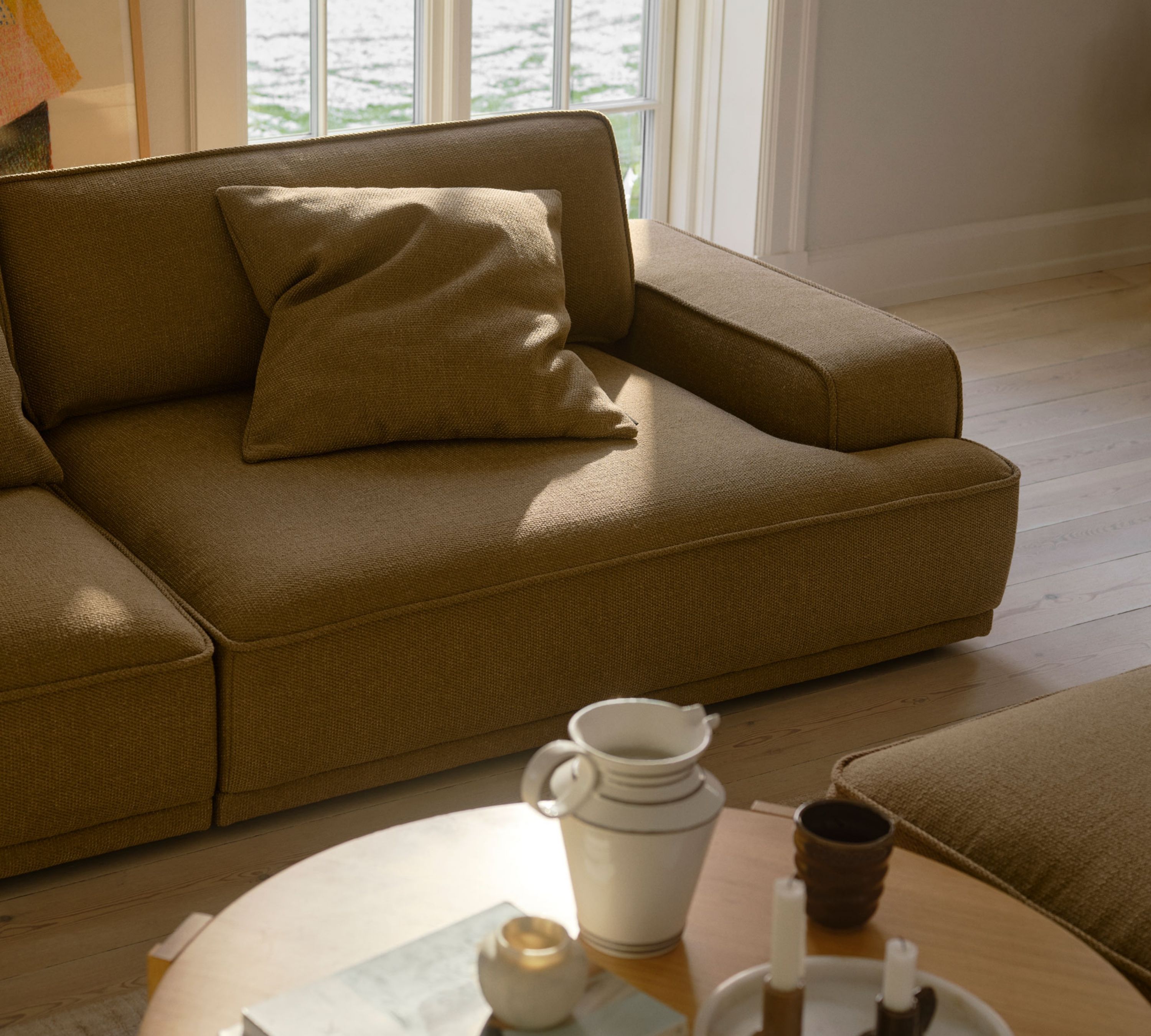 Leonora Sofa 3,5-Sitzer Moonlight Lark