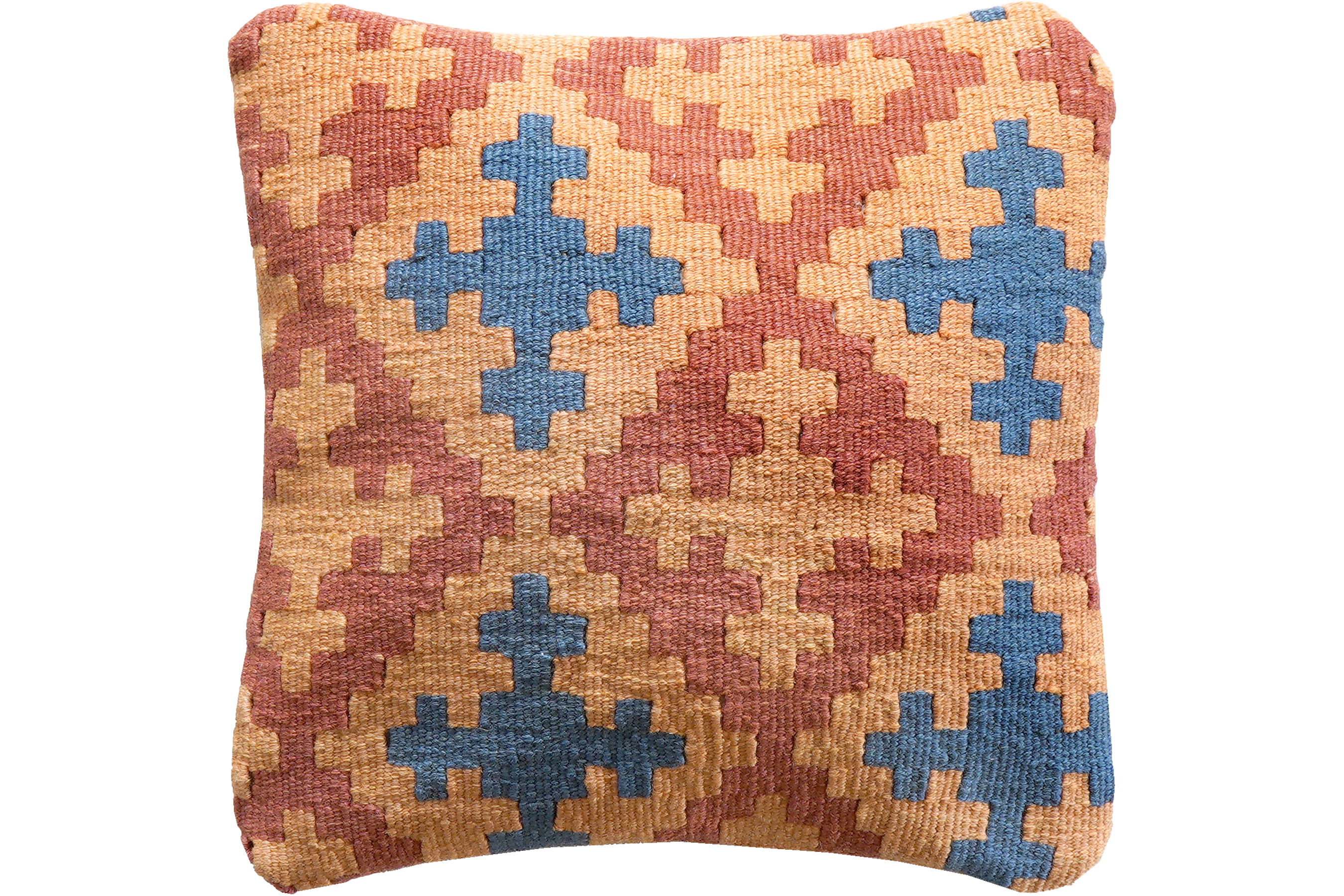 Rug Pillow Wool Cotton Multicolored