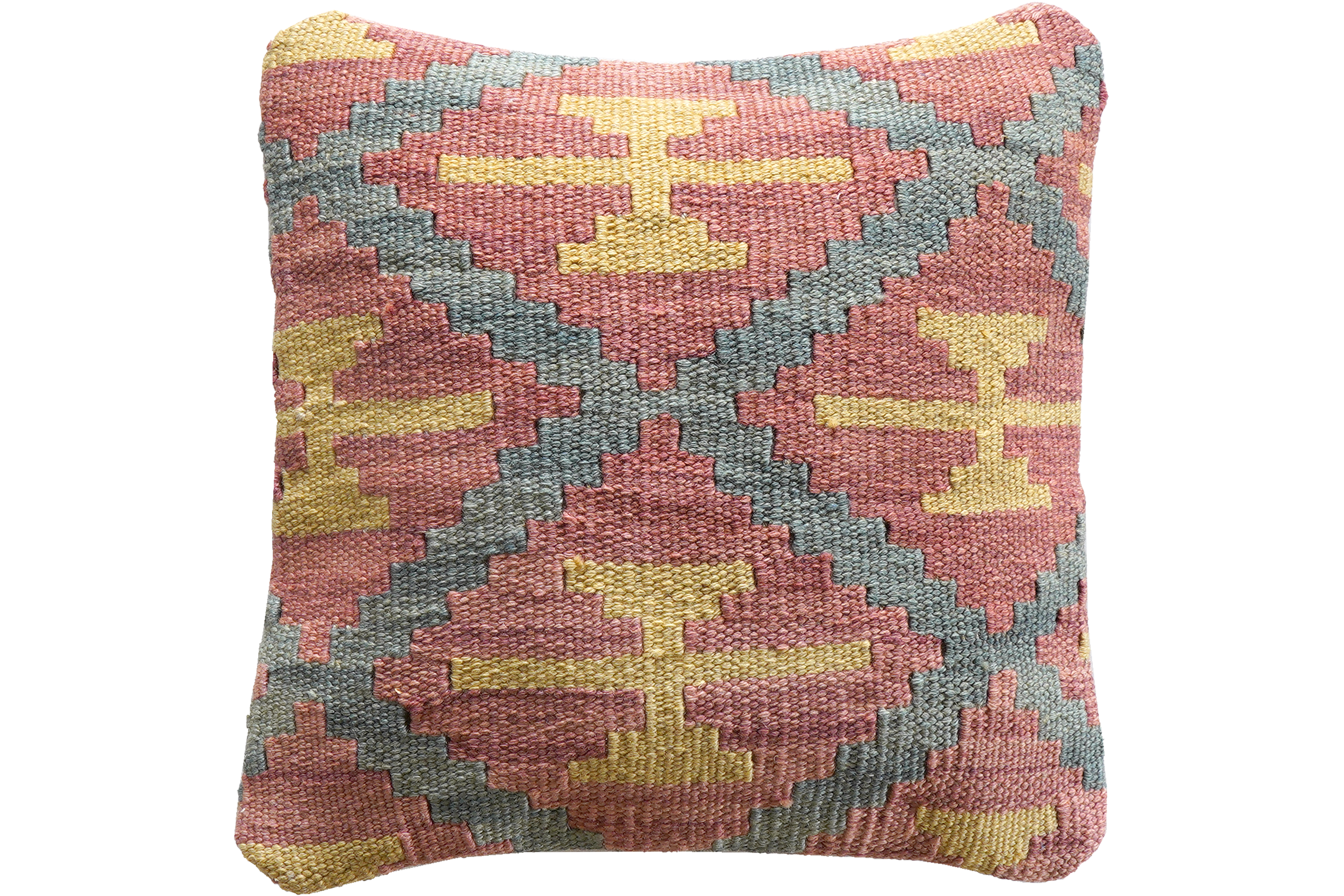 Carpet Pillow Wool Cotton Multicolored