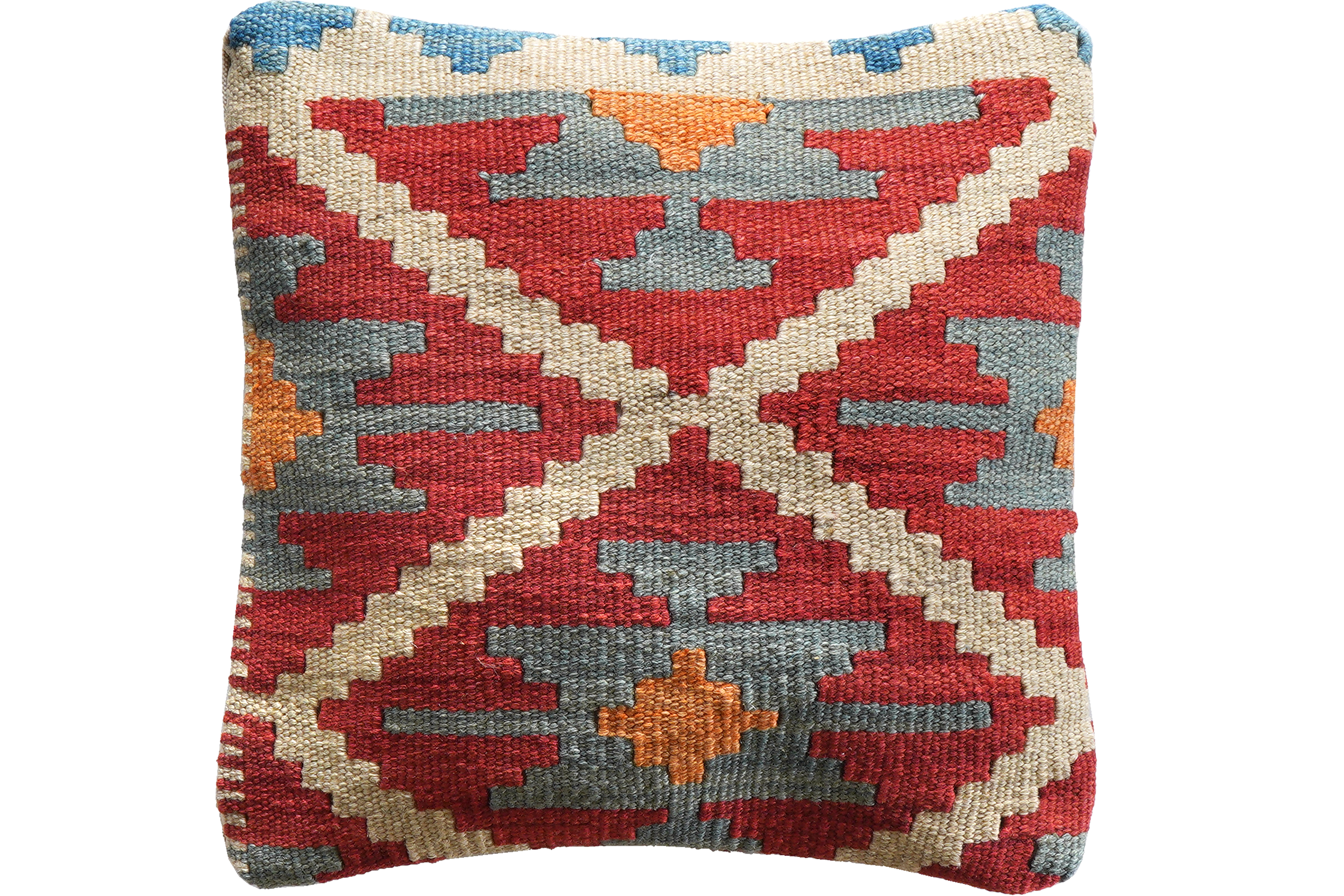 Carpet Pillow Wool Cotton Multicolored