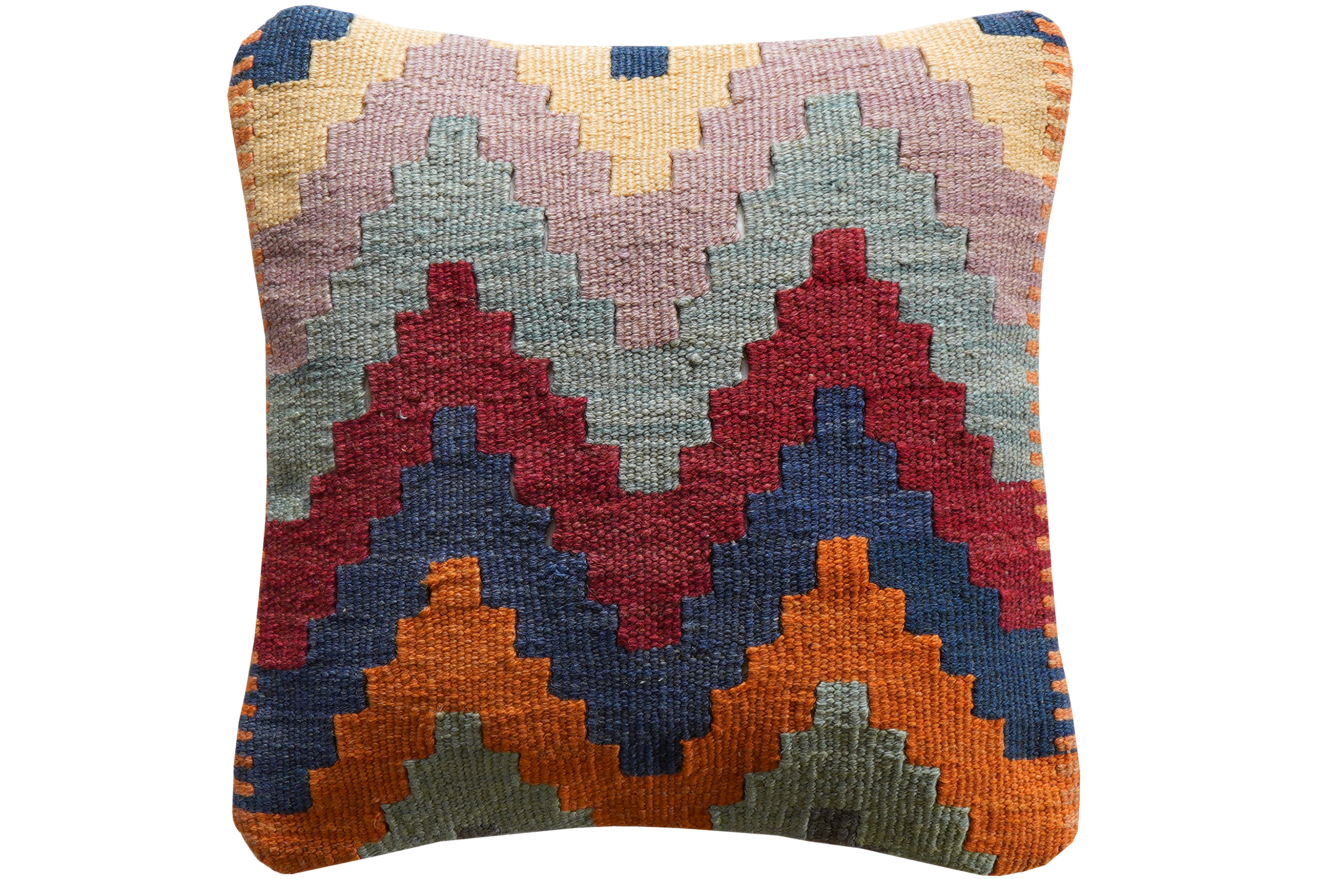 Carpet Pillow Wool Cotton Multicolored