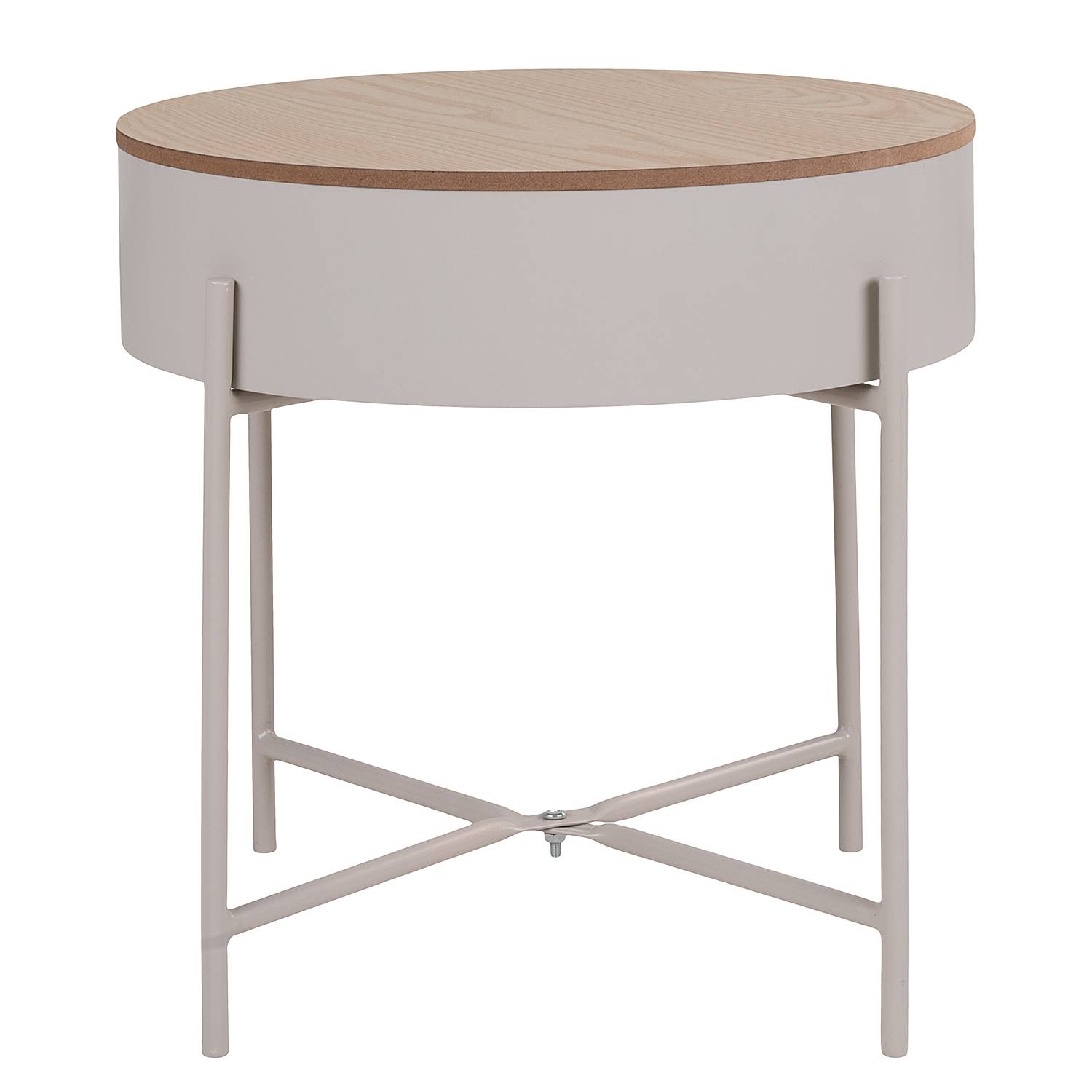 Sisco Side Table Steel Beige Ø40cm