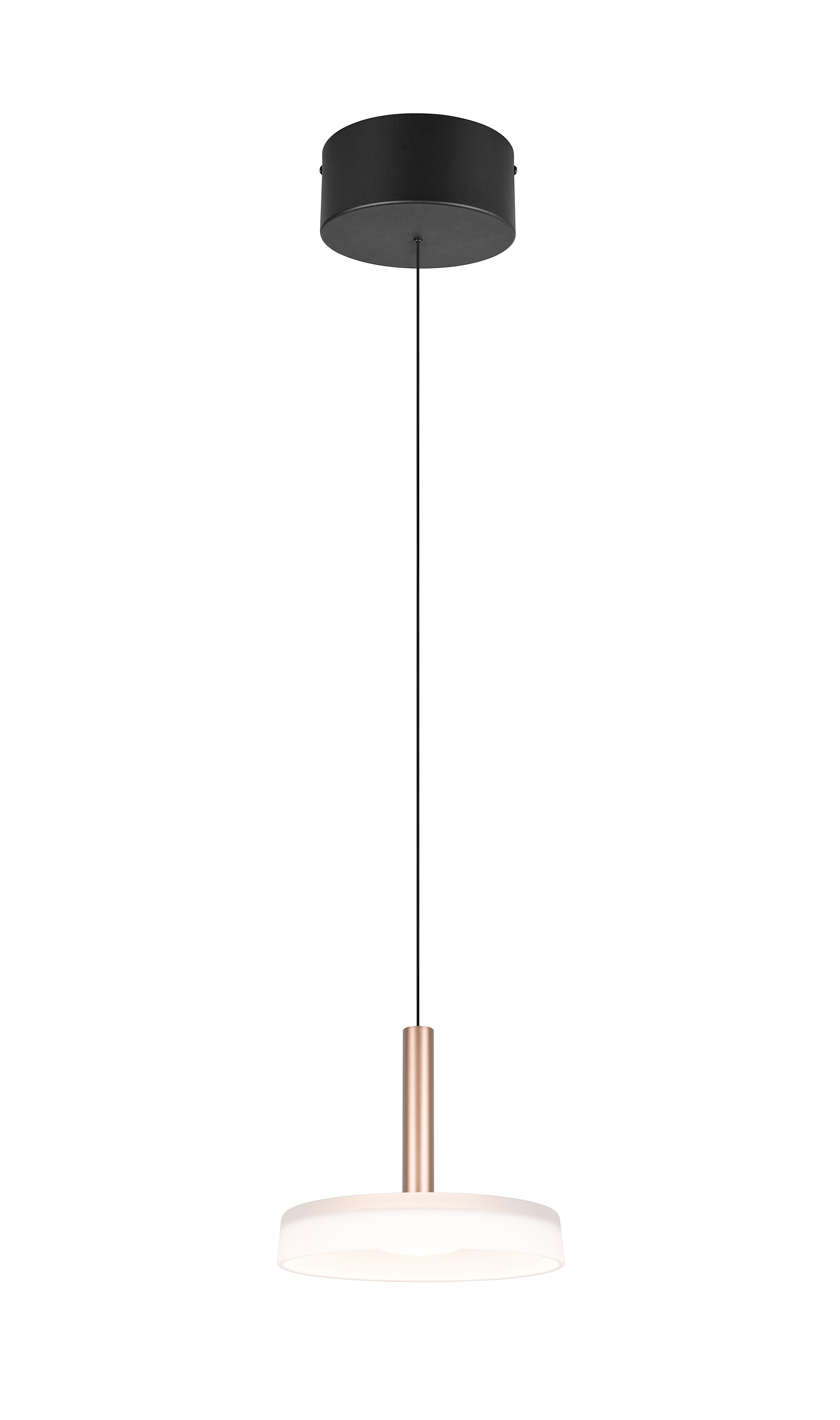 1-Light Celeste Type B LED Pendant Light Opal Glass Iron