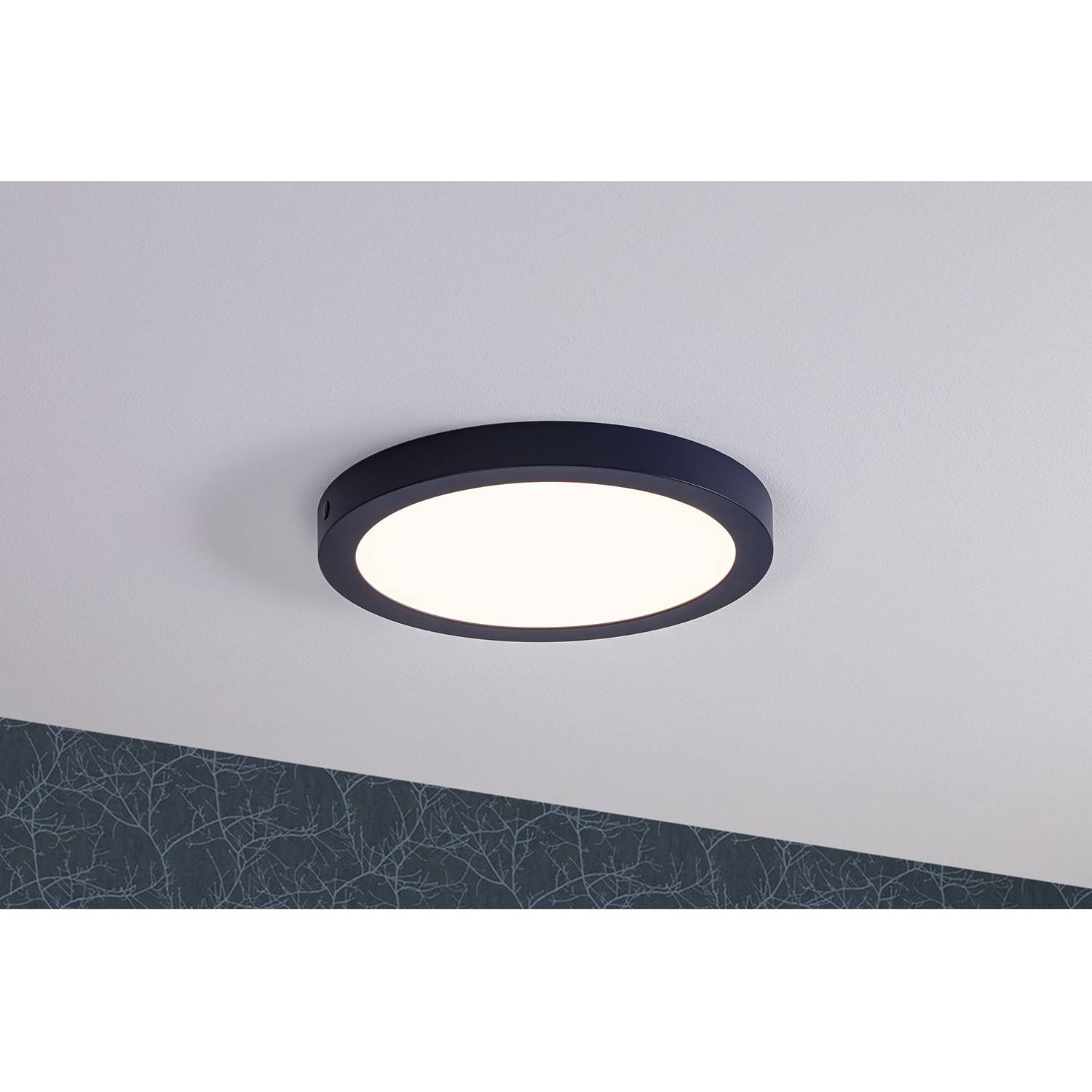 1-Flammig Abia LED-Deckenleuchte Metall Blau