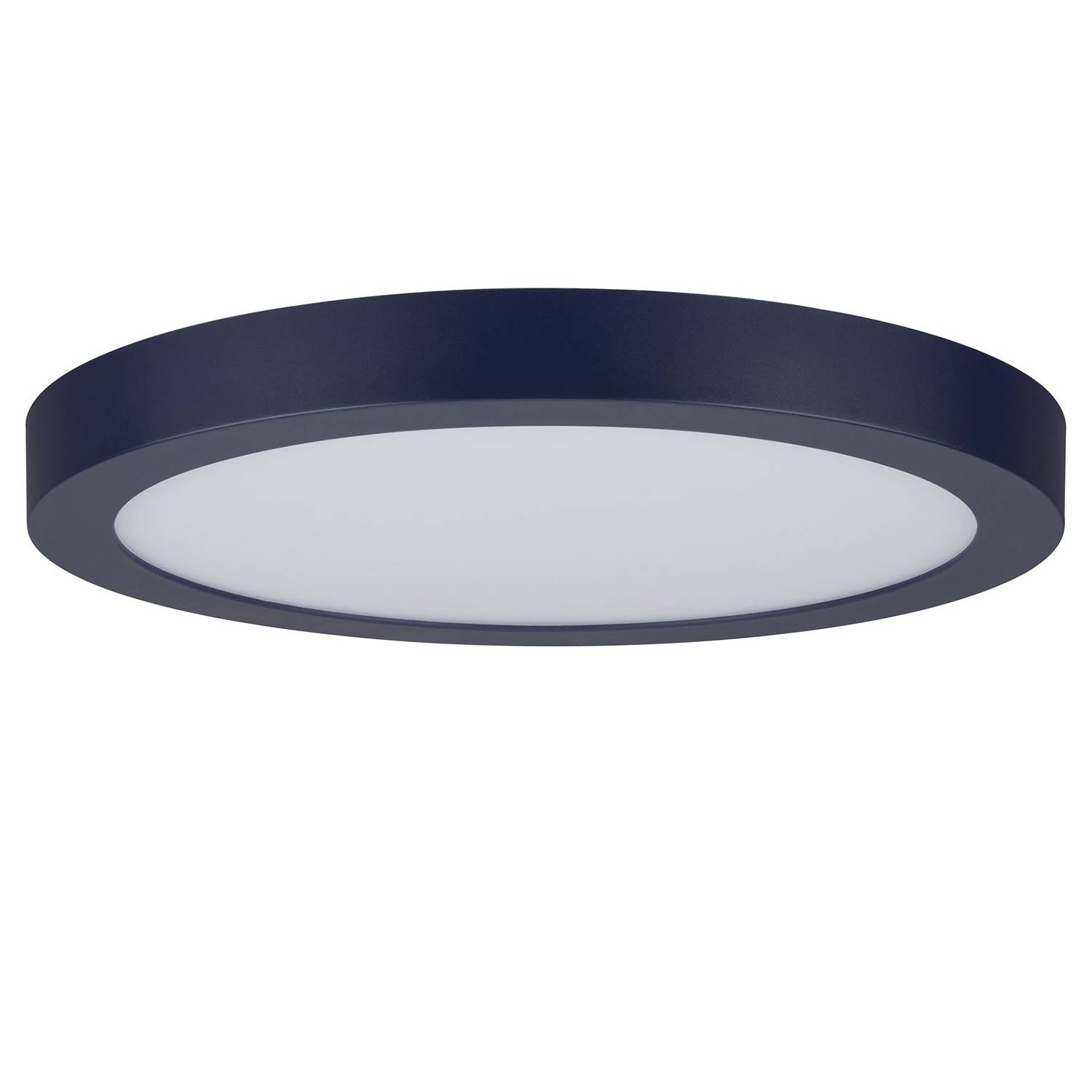 1-Flammig Abia LED-Deckenleuchte Metall Blau