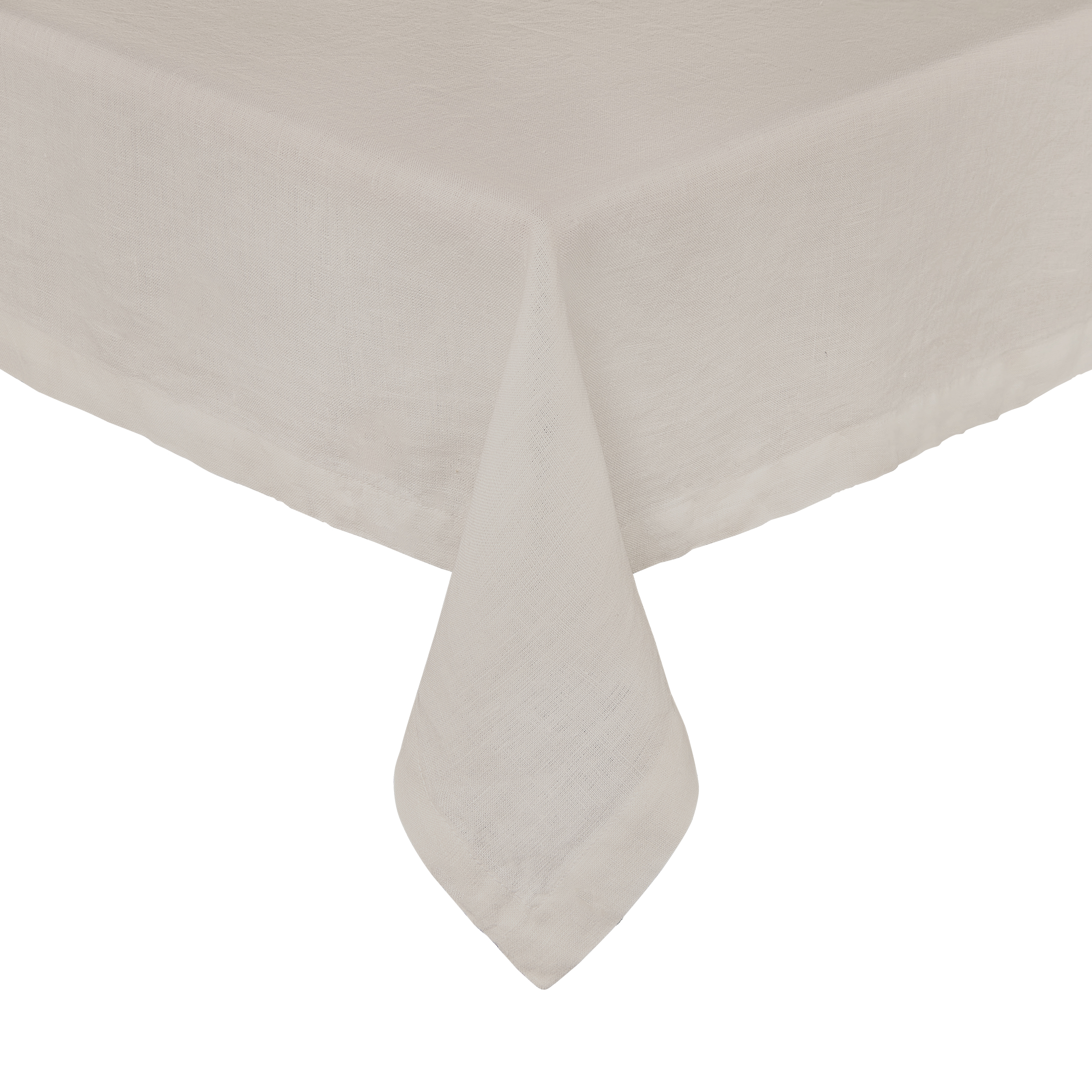 Riga Tischdecke Leinen Natur Creme 160x250cm