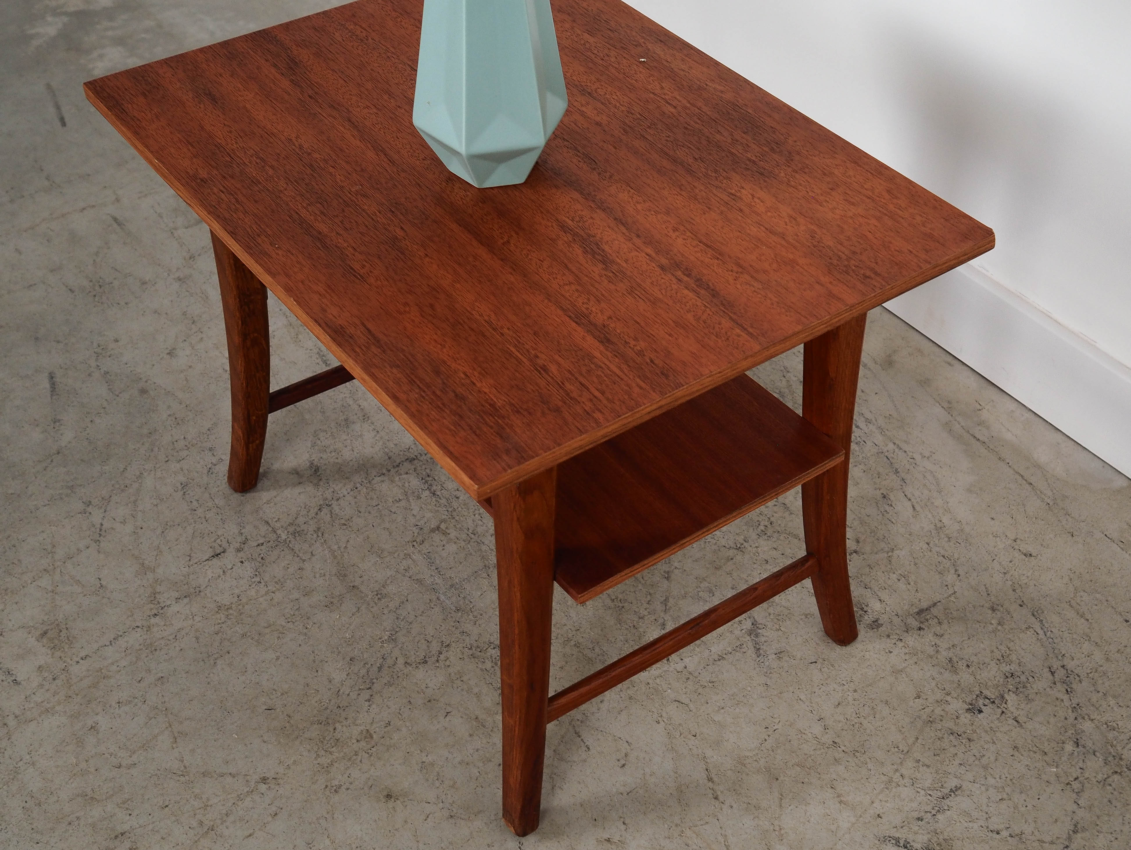 Teak Couchtisch Braun 1970er Jahre