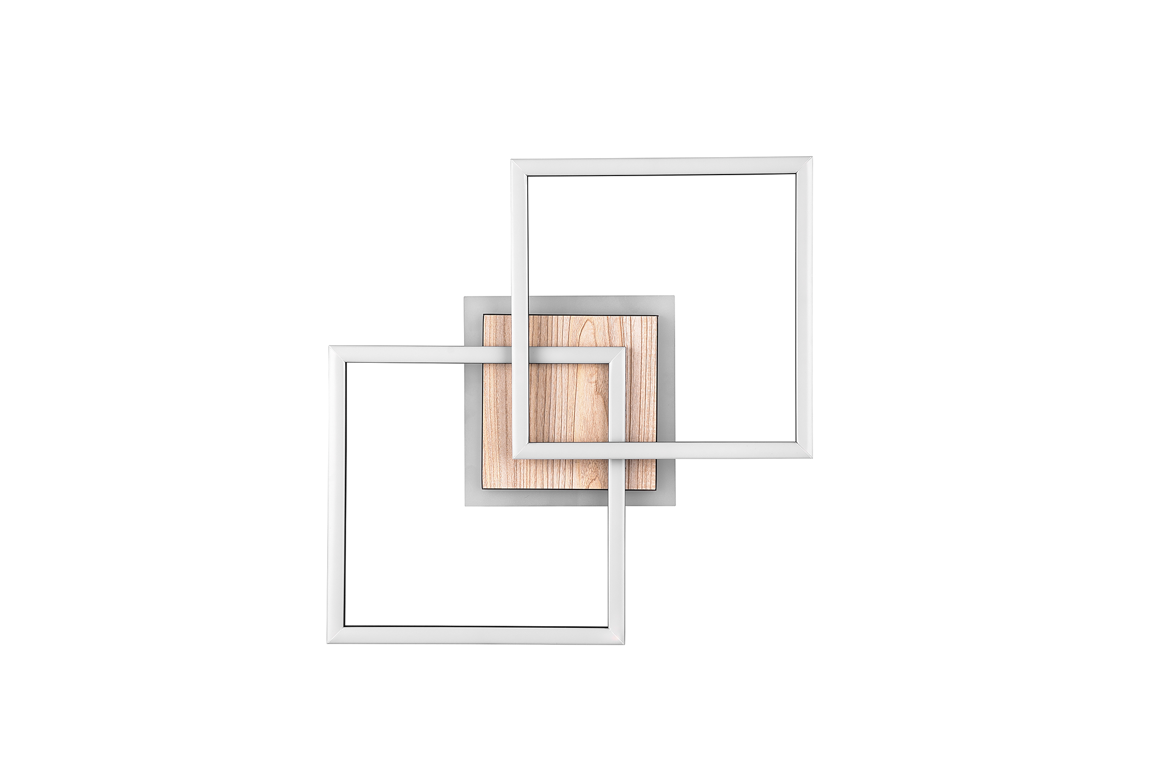 1-Light Giro LED Ceiling Light Iron Brown Black 