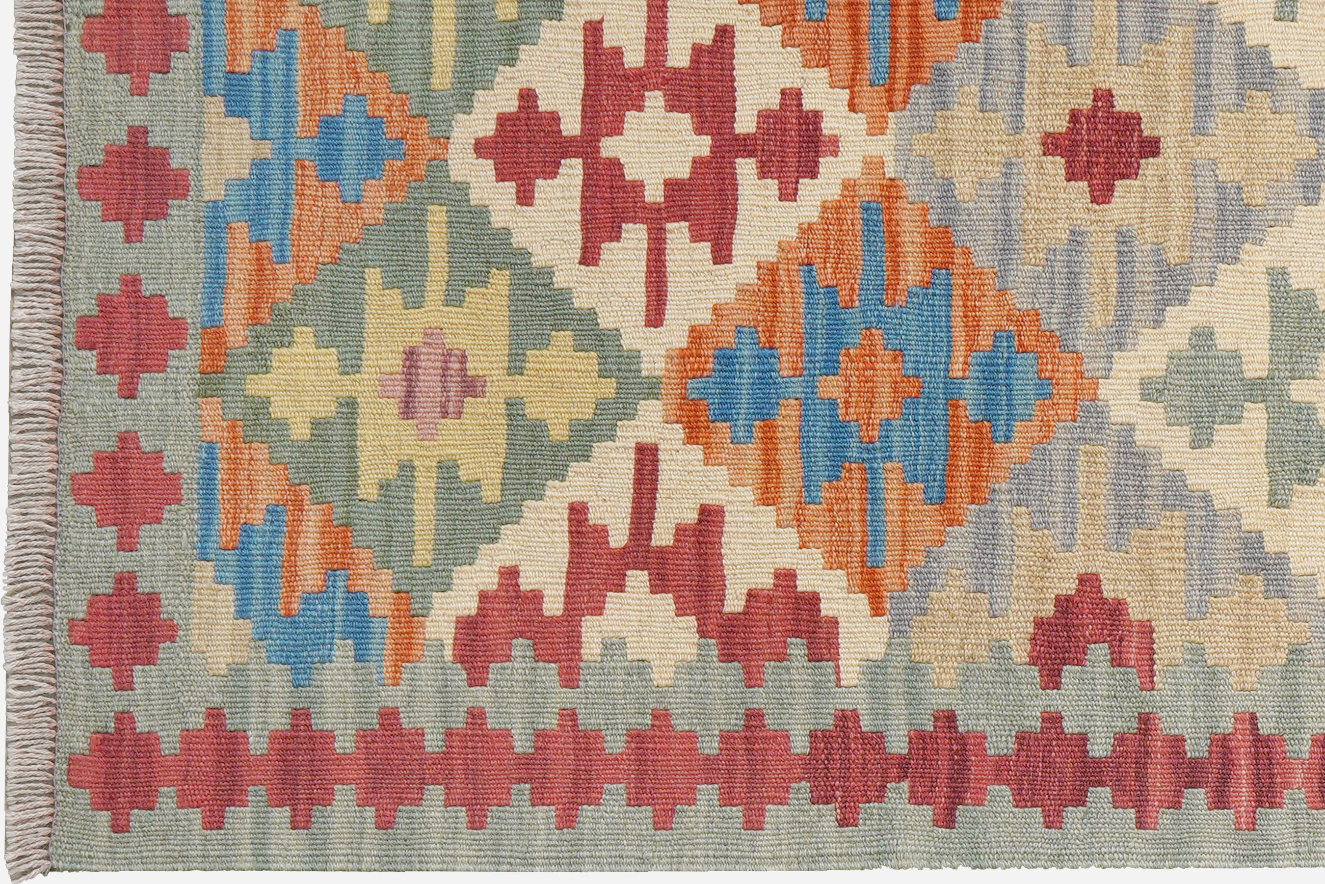 Kelim Gashgai Wool Multicolored