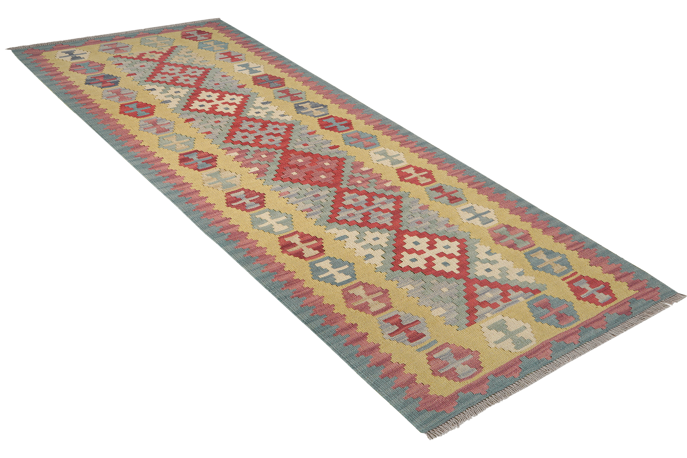 Kelim Gashgai Wool Multicolored
